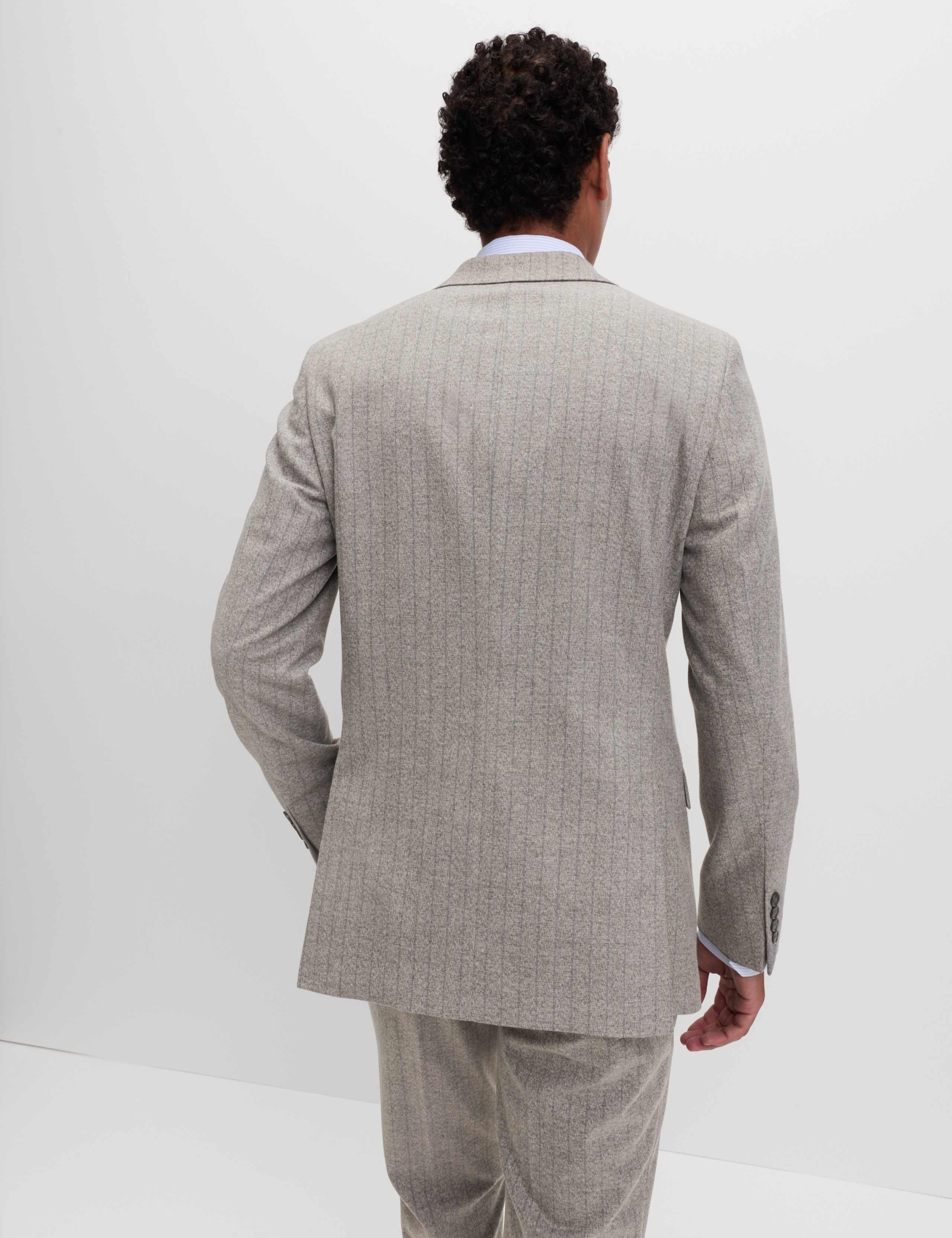 Slim Fit Pinstripe Double Breasted Suit 4 of 6