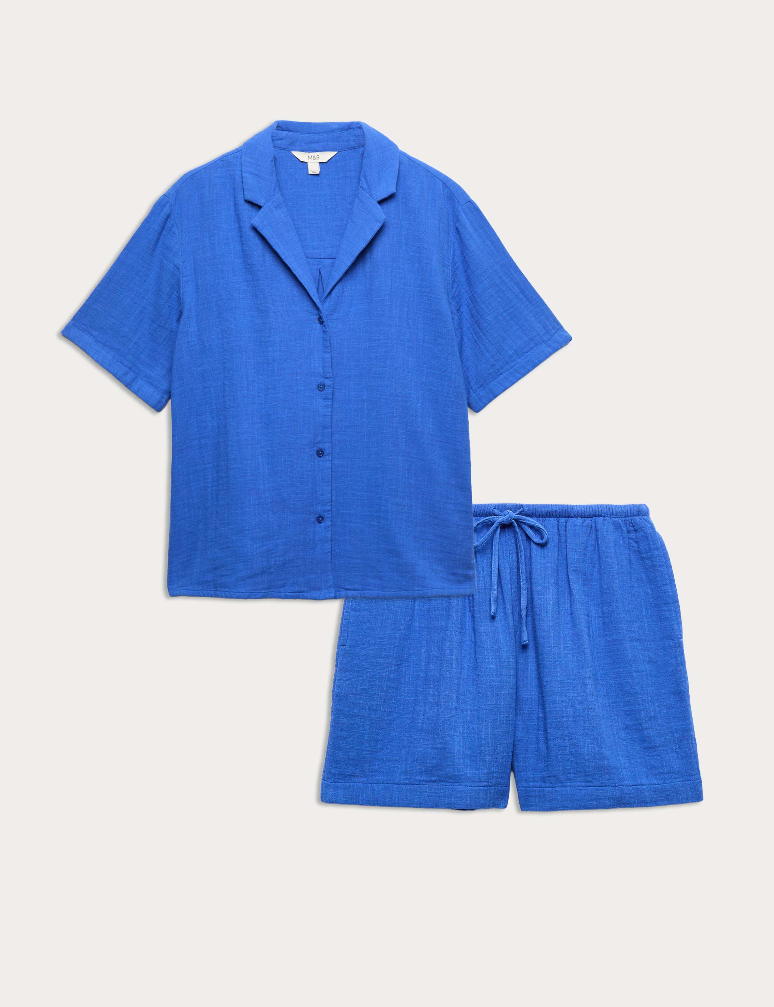 Double Cloth  Beach Shirt & Short Set 1 of 6