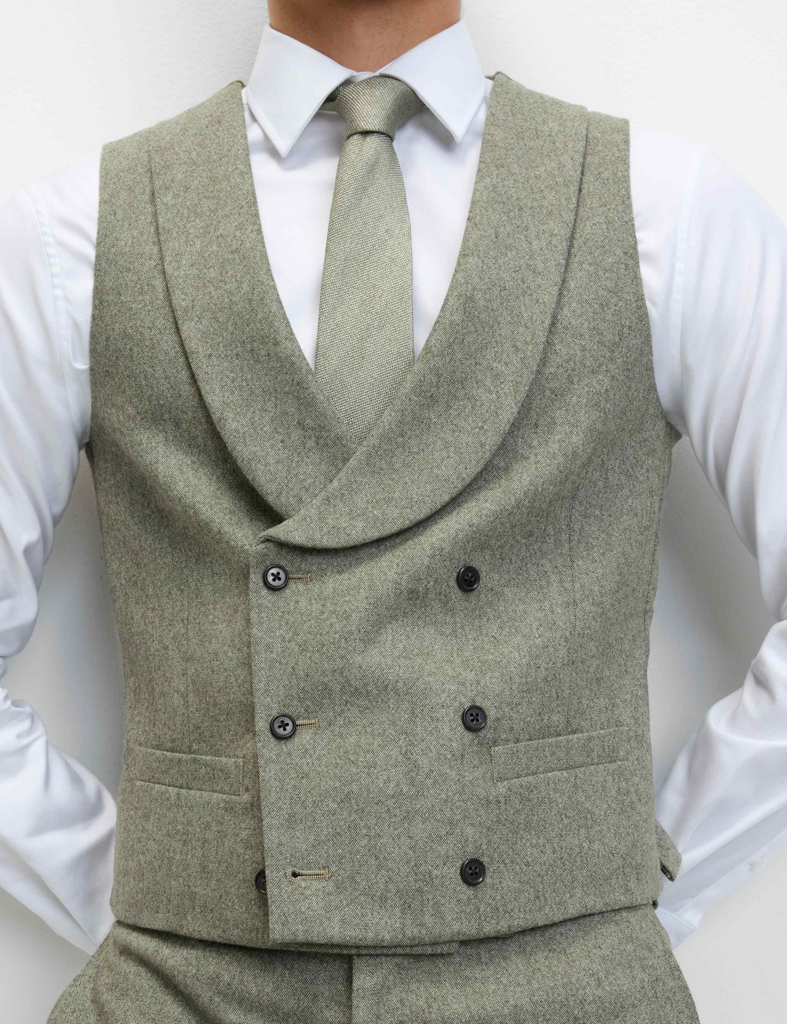 Tailored Fit Wool Rich Tweed Suit 5 of 6