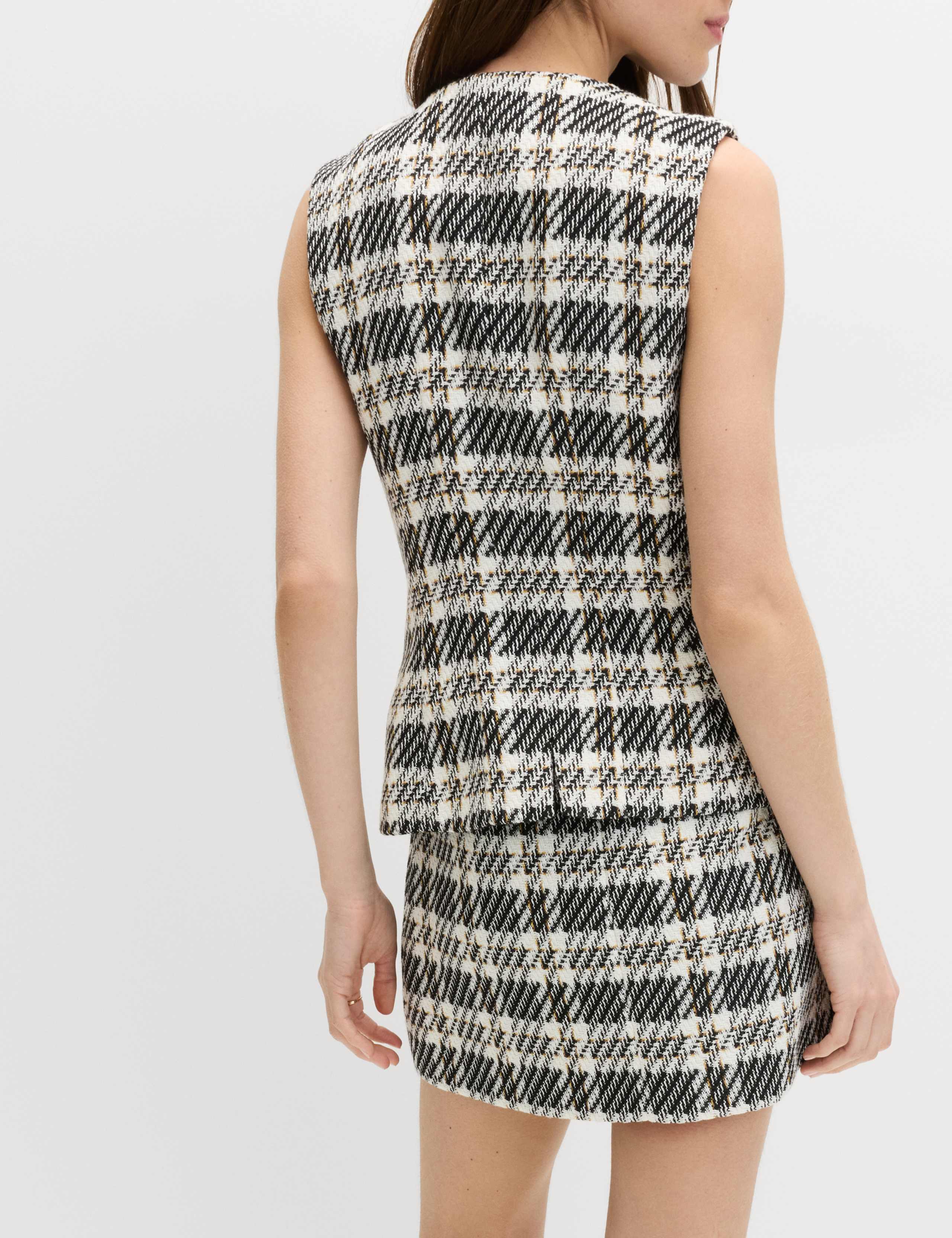 Check Waistcoat & Skirt Set 6 of 6