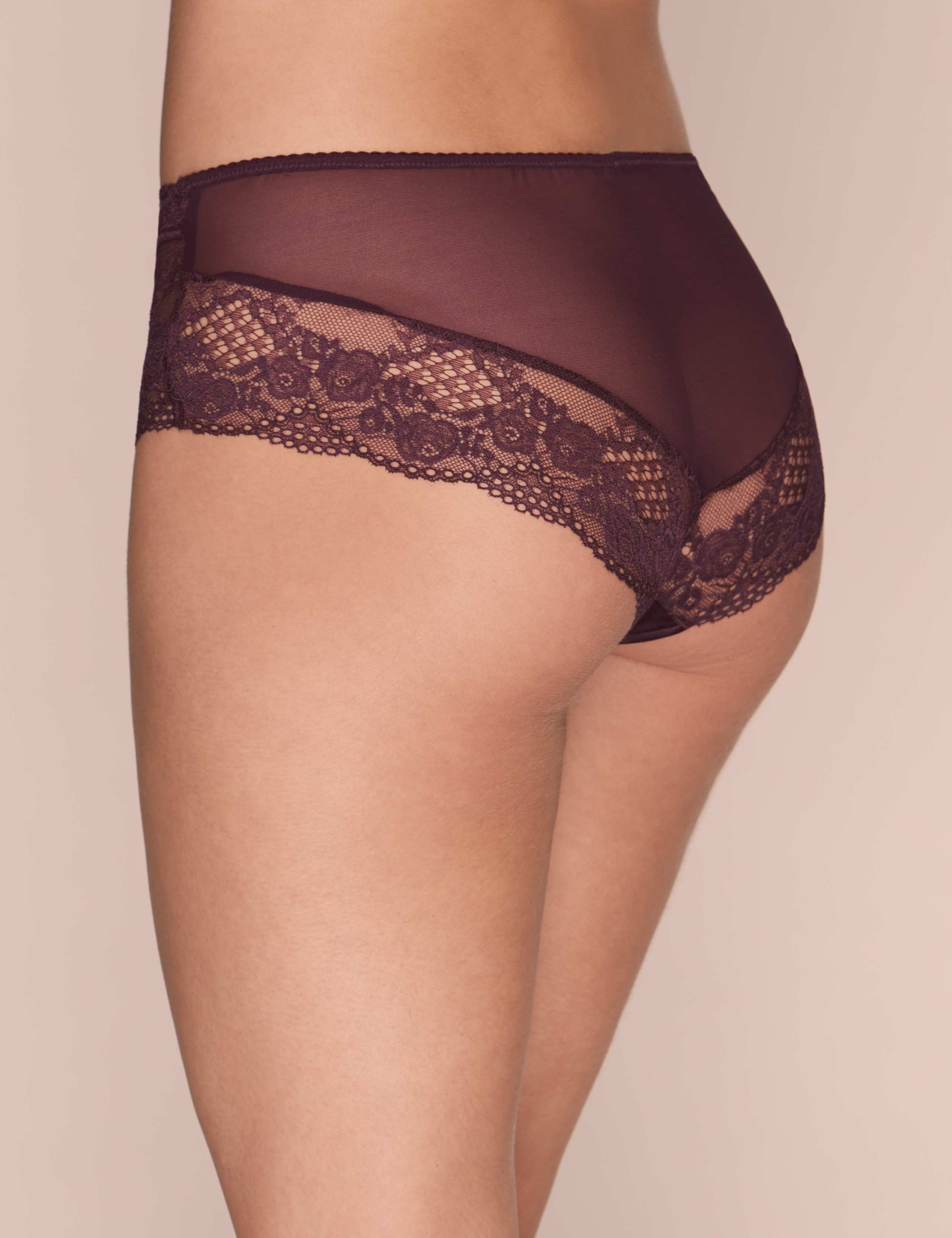 Silk & Lace Set with Padded Plunge DD-G 4 of 7