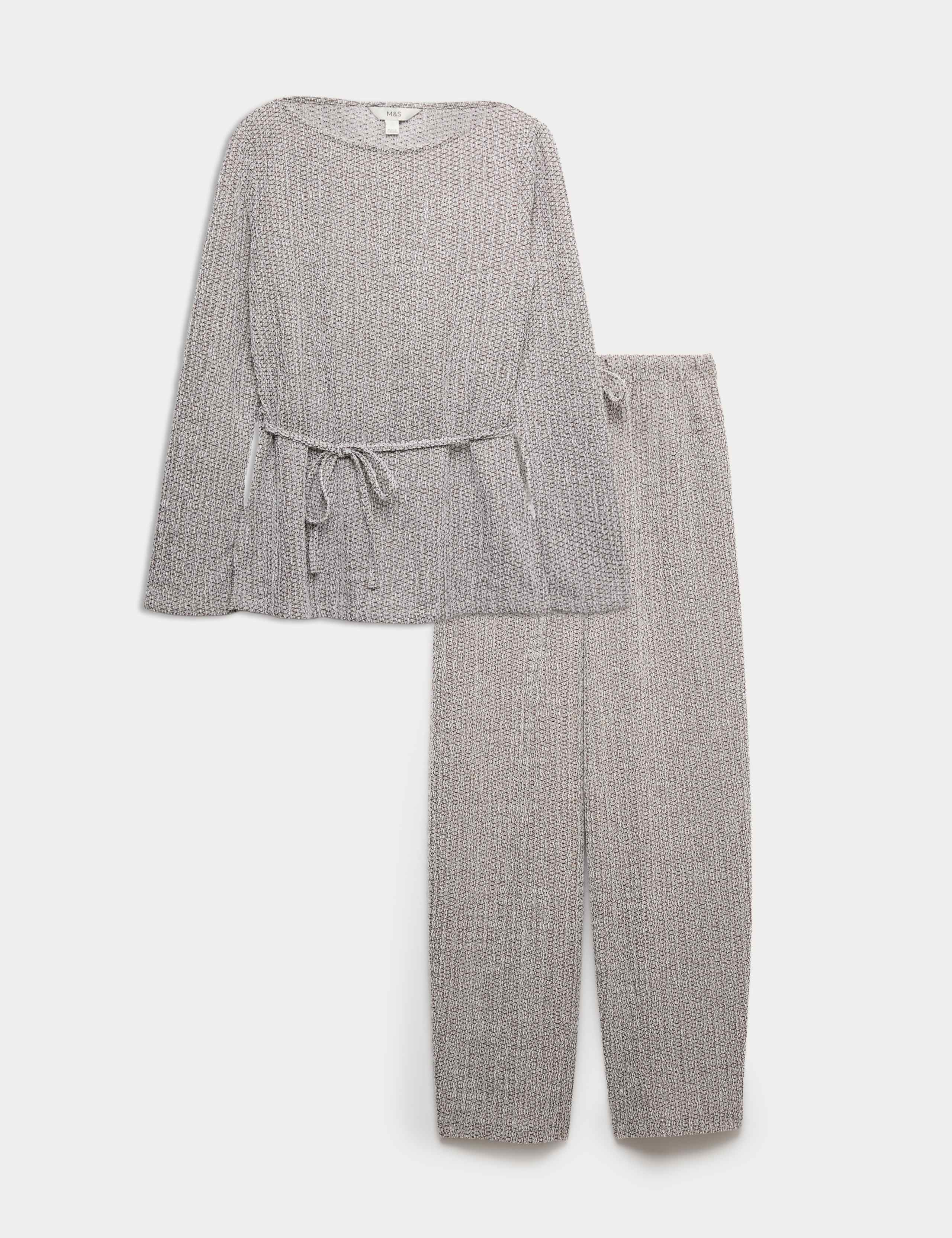 Textured Top & Trouser Set 1 of 6