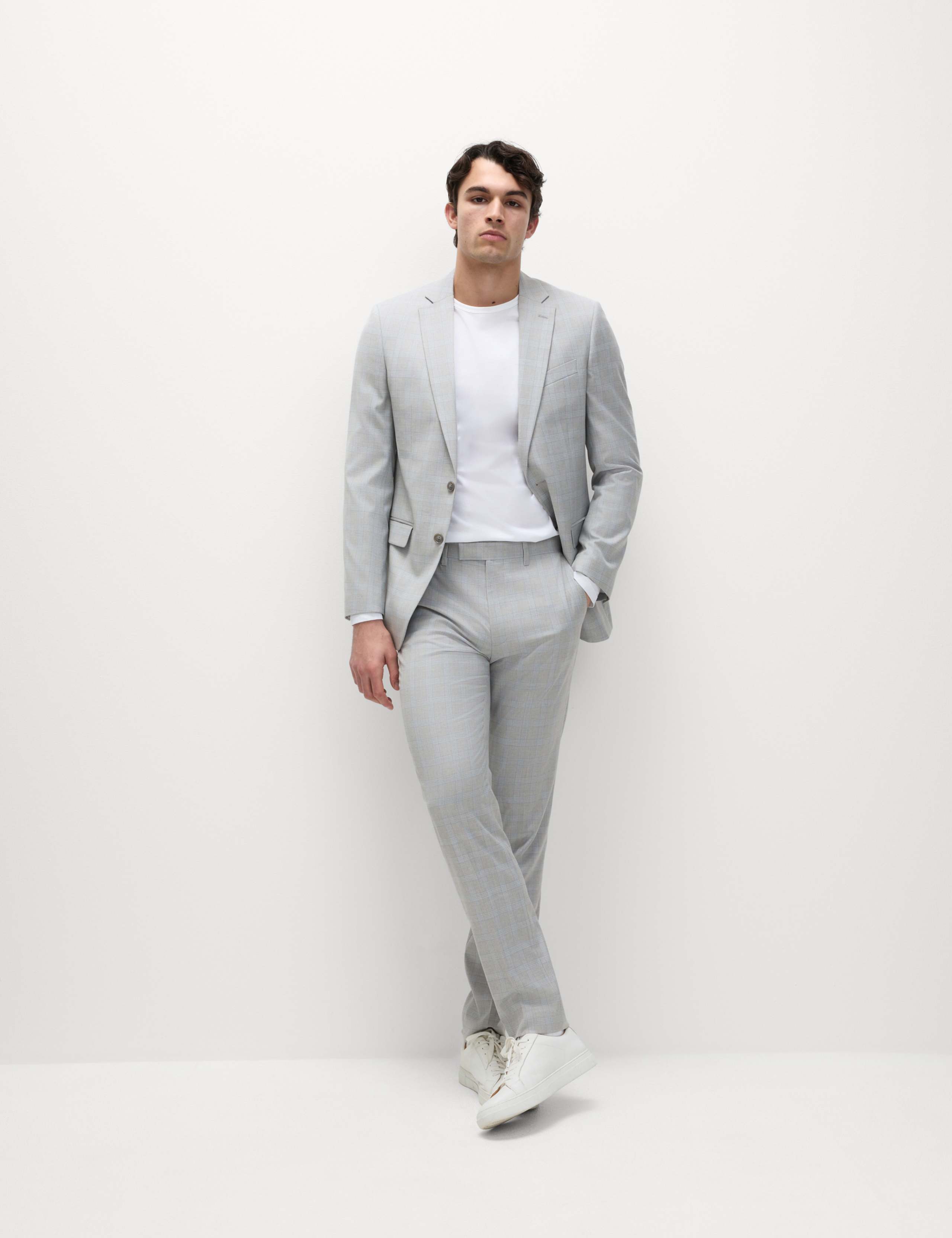 Tailored Fit Check Suit 1 of 6