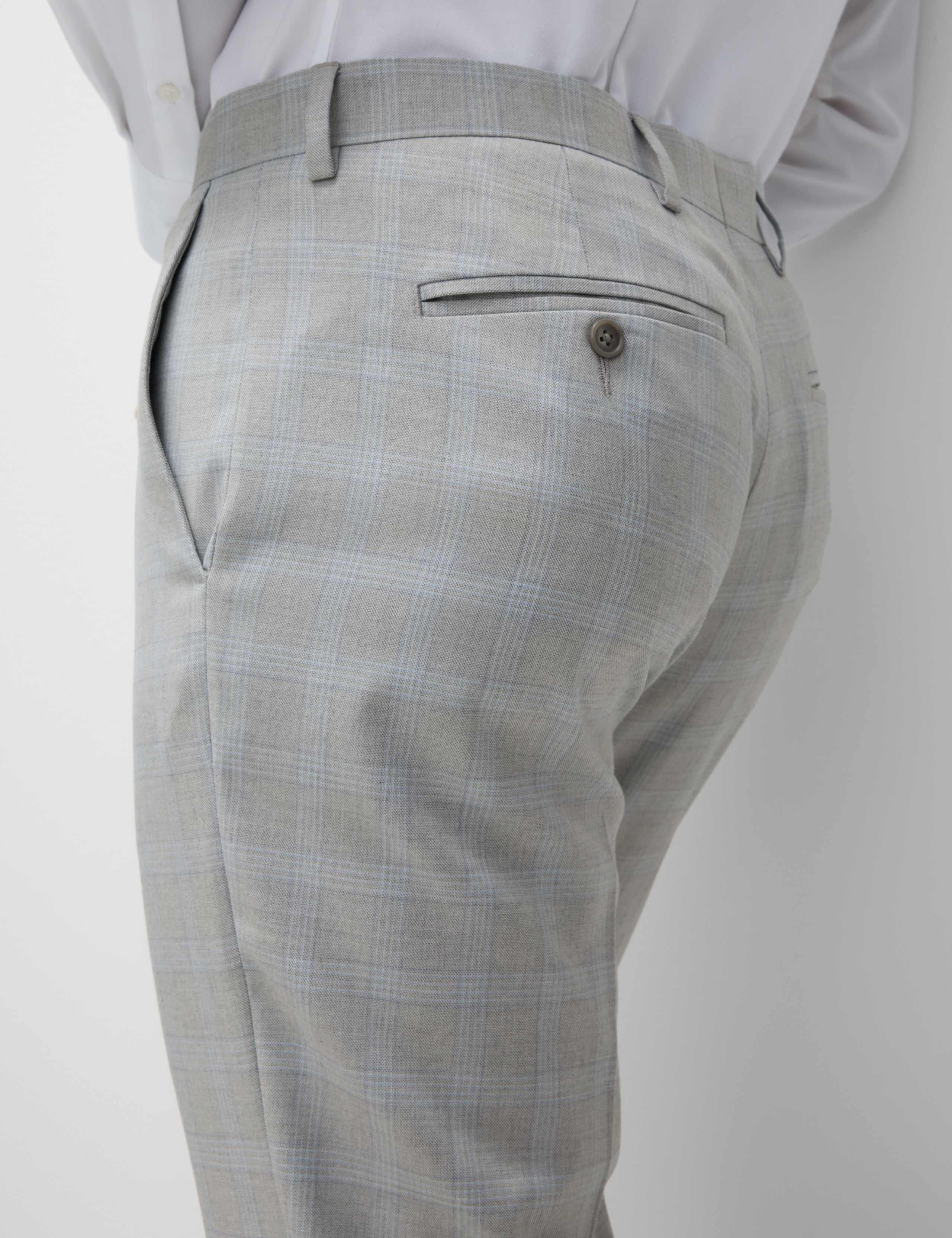 Tailored Fit Check Suit 6 of 6