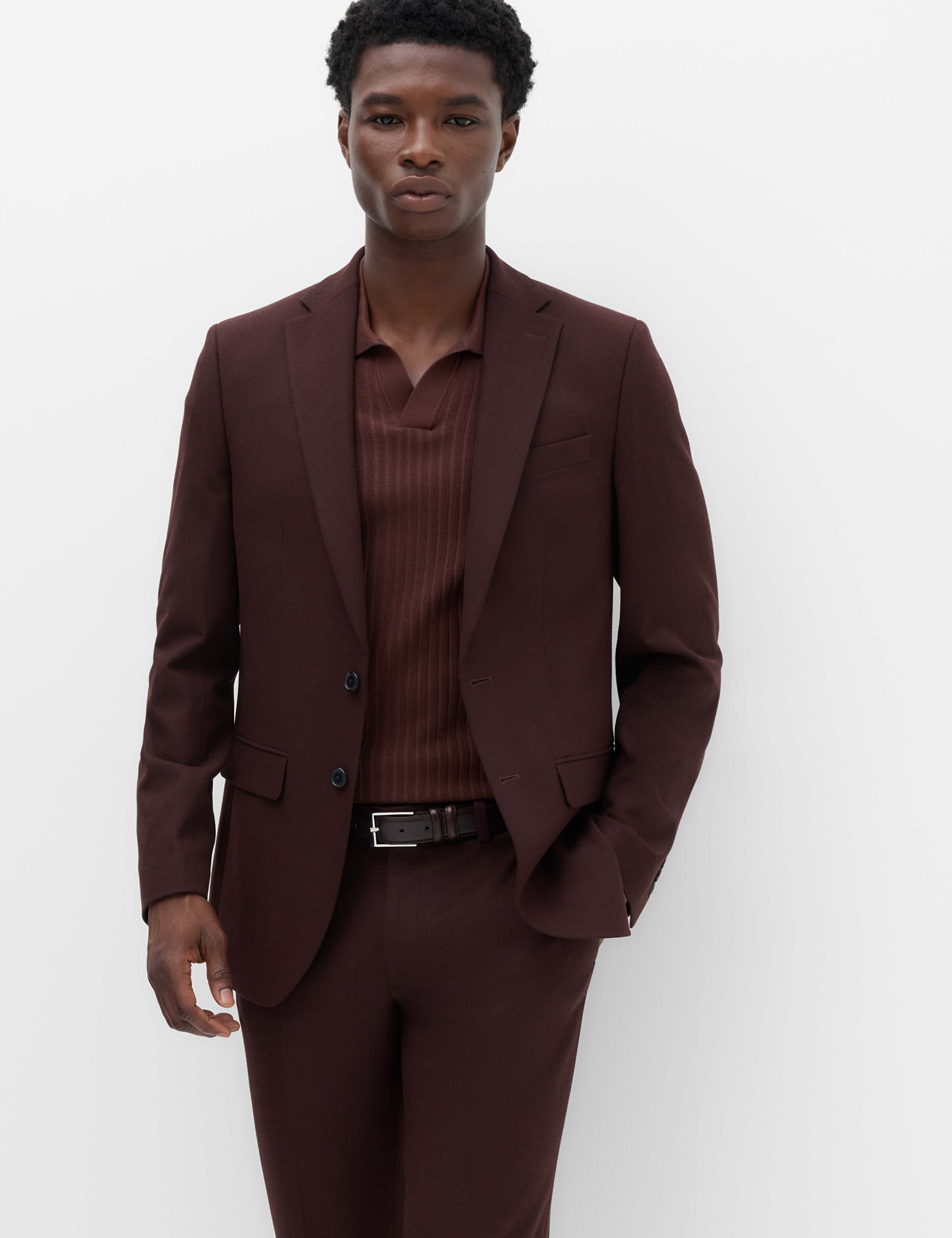2 Piece Slim Fit Twill Suit