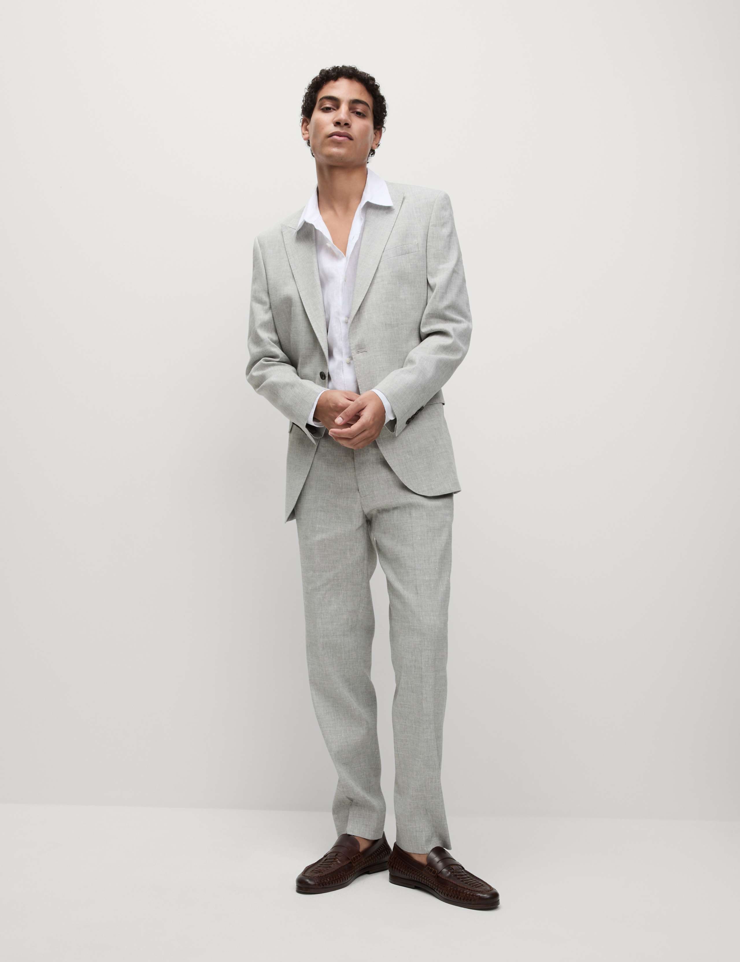 Tailored Fit Italian Performance Linen Suit 6 of 6