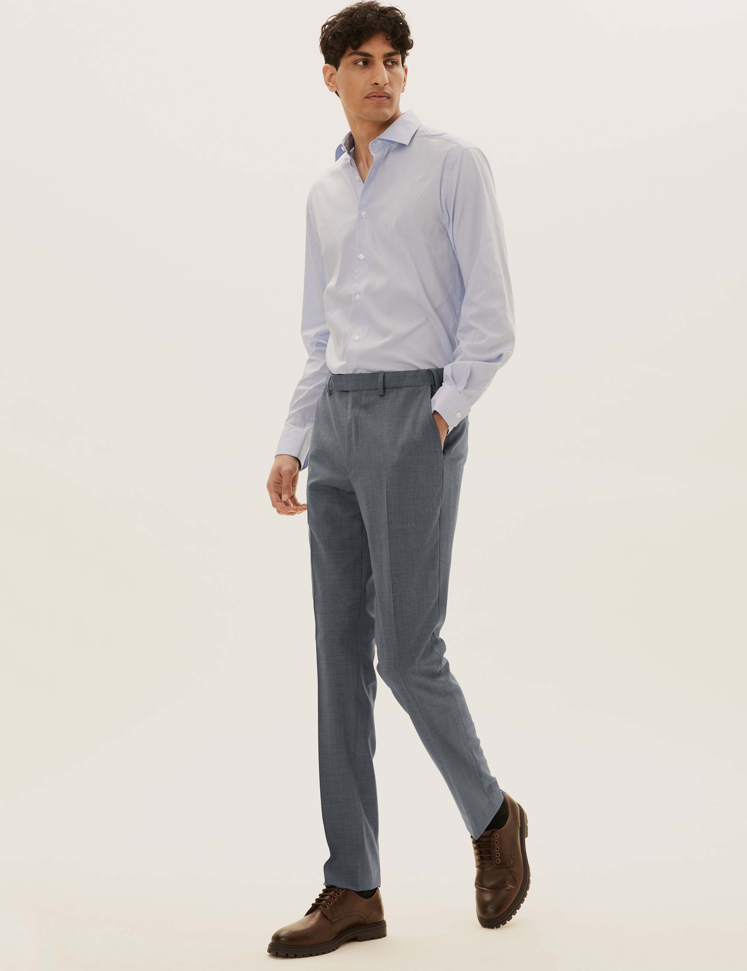 Grey Slim Fit 3 Piece Suit 7 of 7