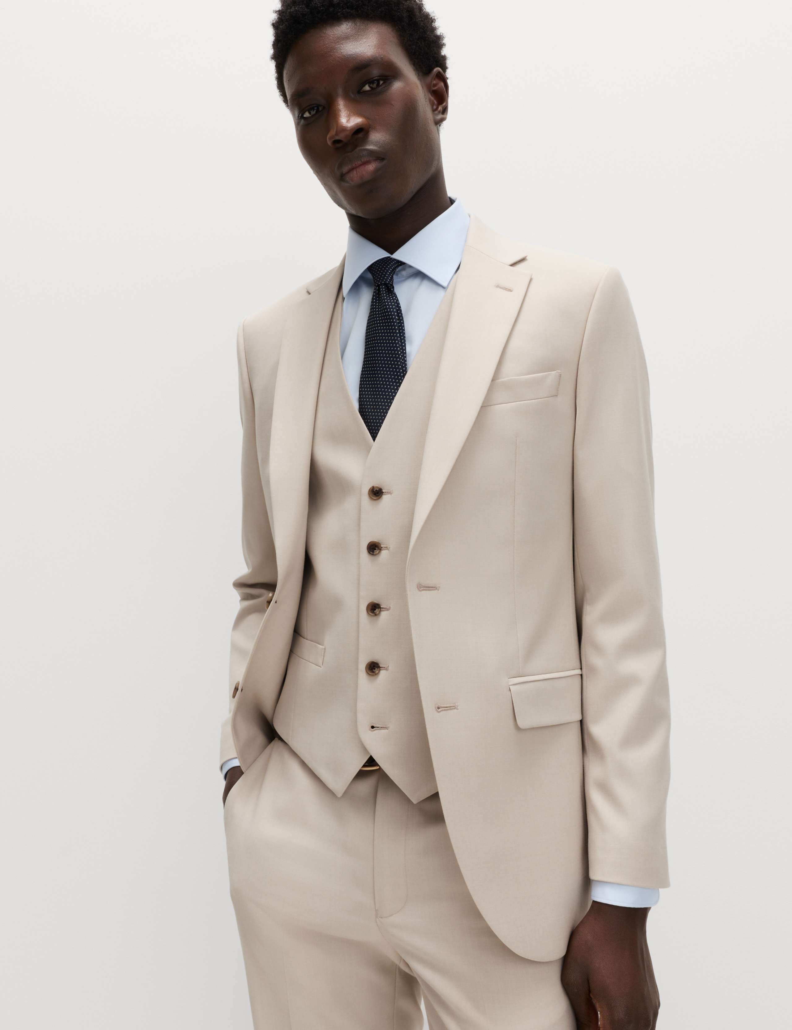 3 Piece Slim Fit Stretch Ultimate Suit