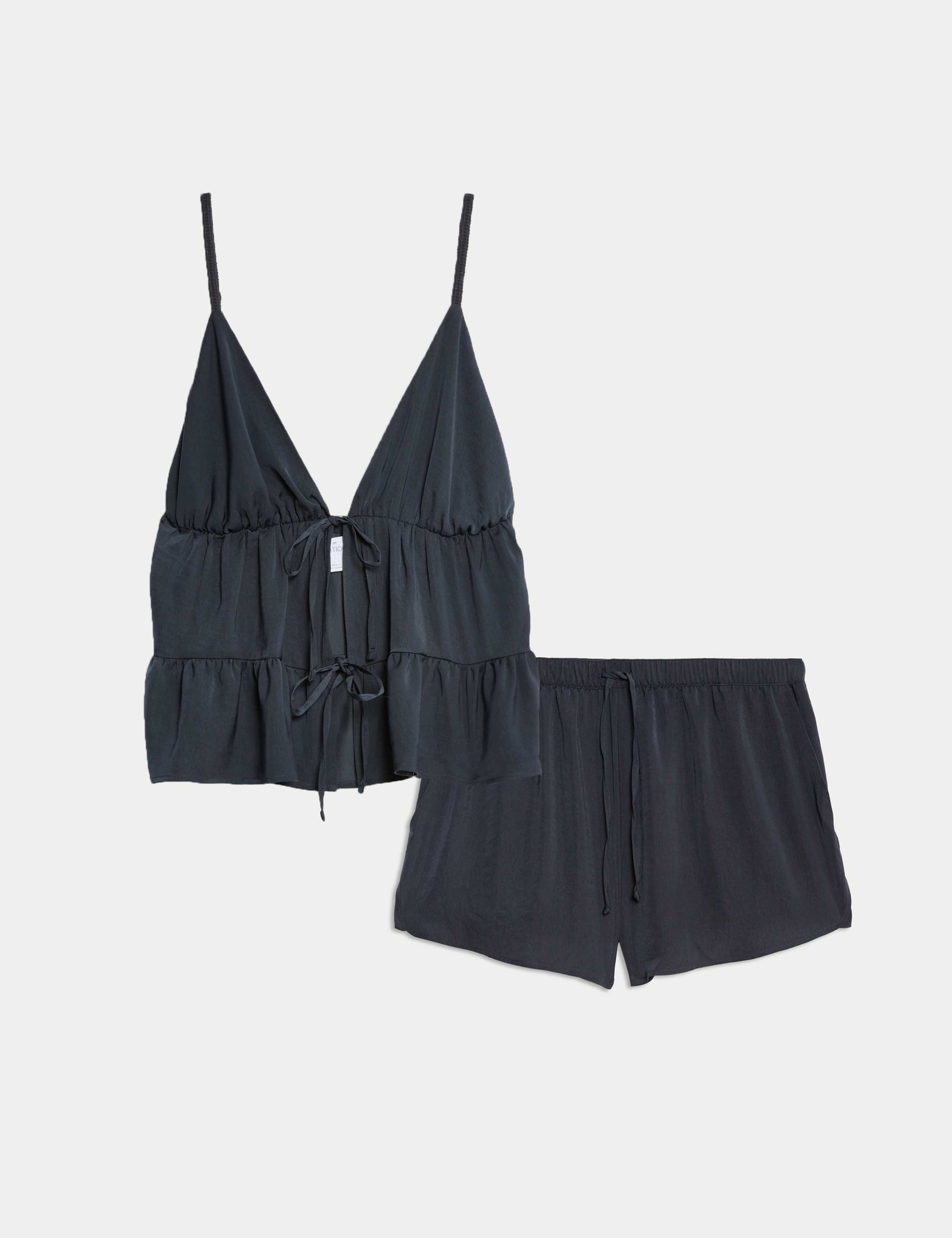 Dream Satin™ Tie Front Cami Top Set 1 of 6