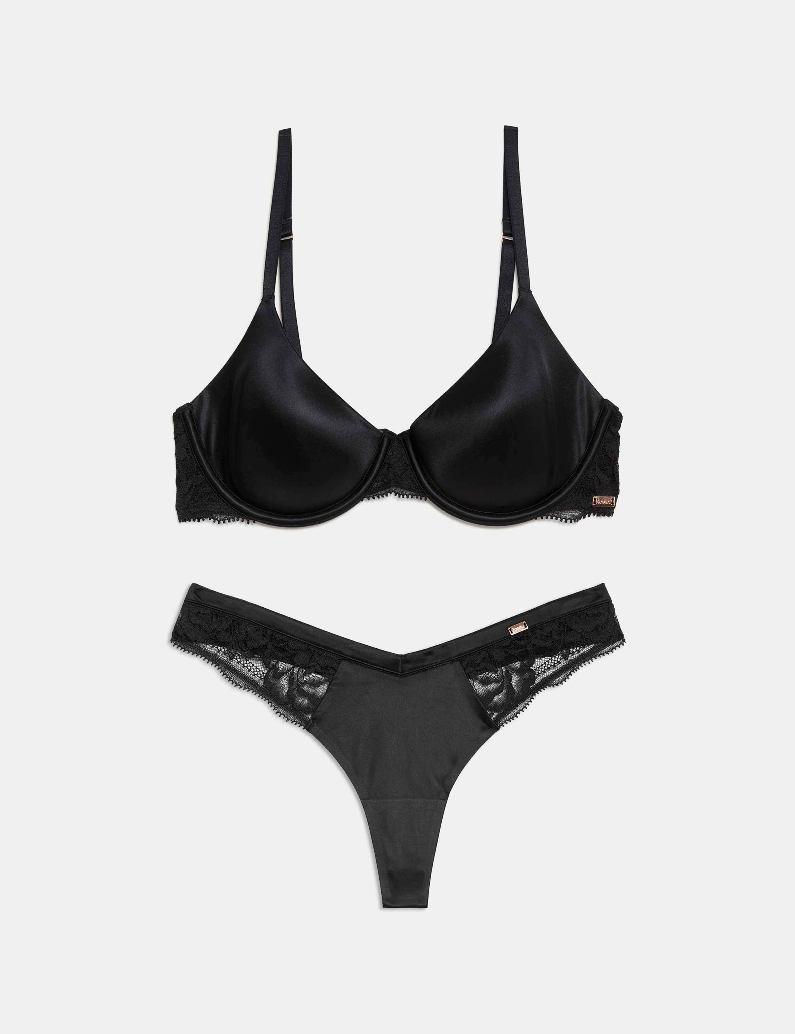 ContourWear Wired Demi Cup Bra Set A-E 1 of 6