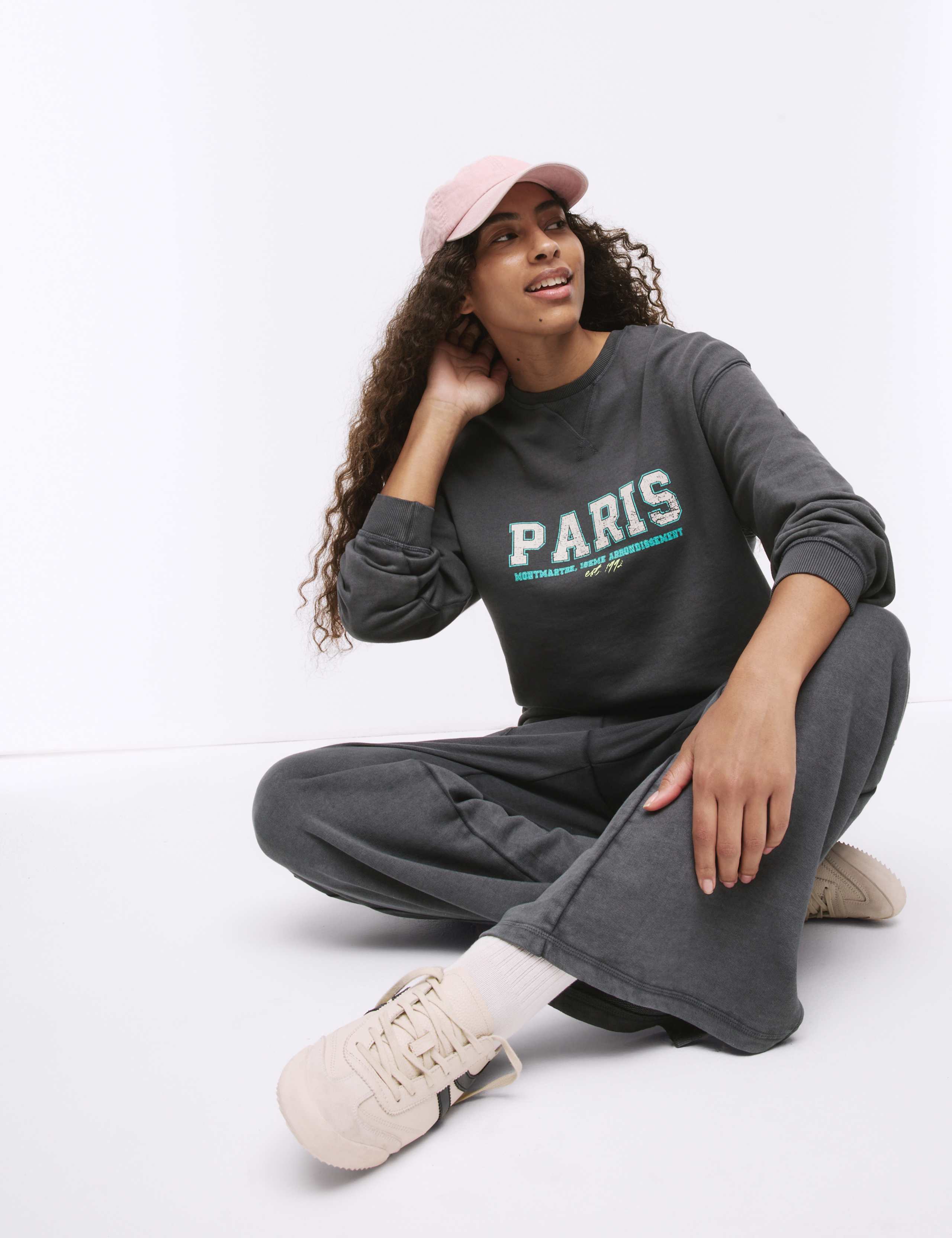 Pure Cotton Lounge Sweatshirt Set 3 of 6