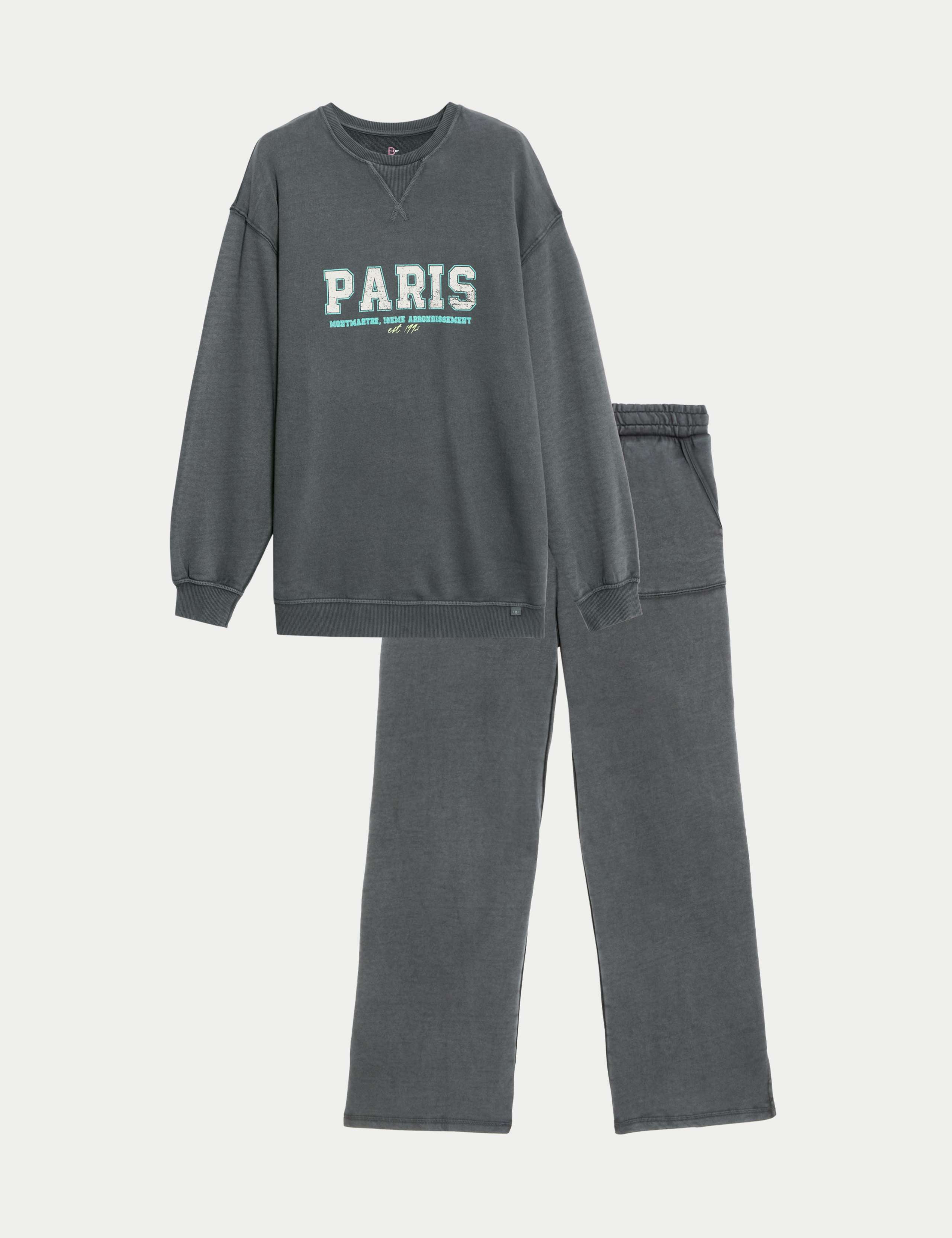 Pure Cotton Lounge Sweatshirt Set 1 of 6