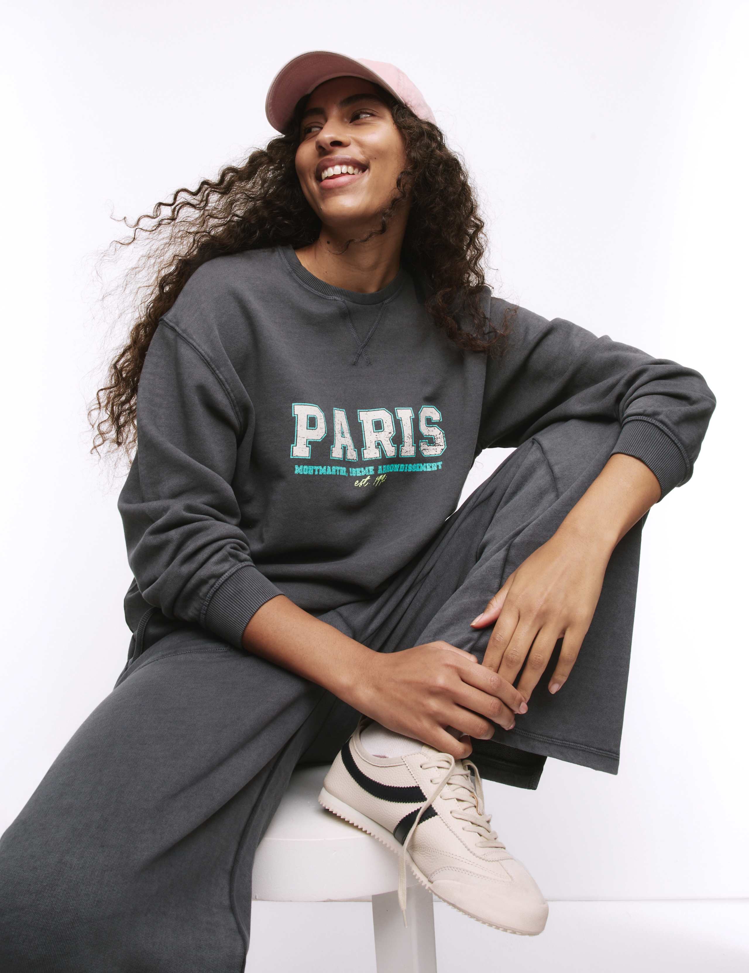 Pure Cotton Lounge Sweatshirt Set 4 of 6