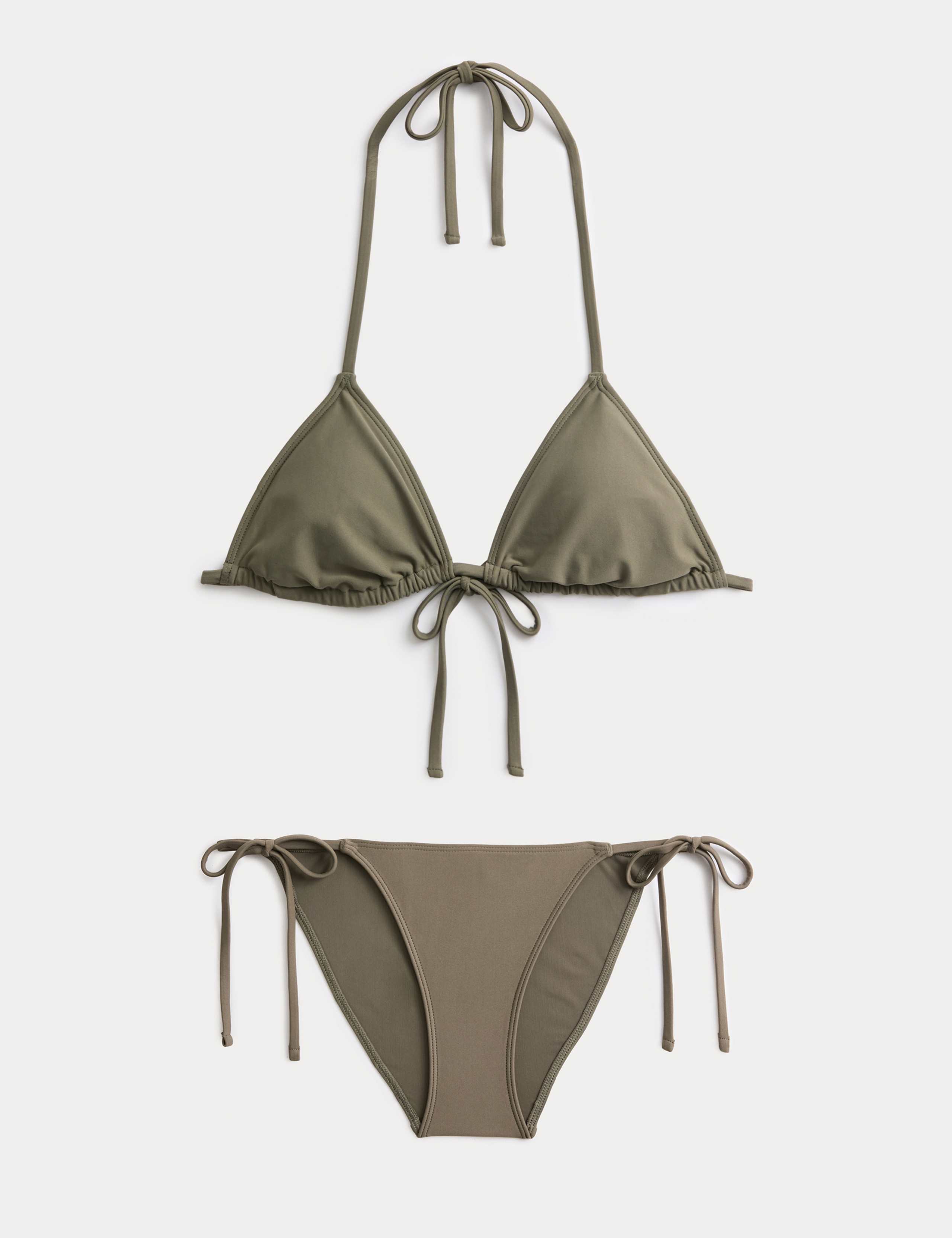 Padded Halterneck Triangle Bikini Set 1 of 6