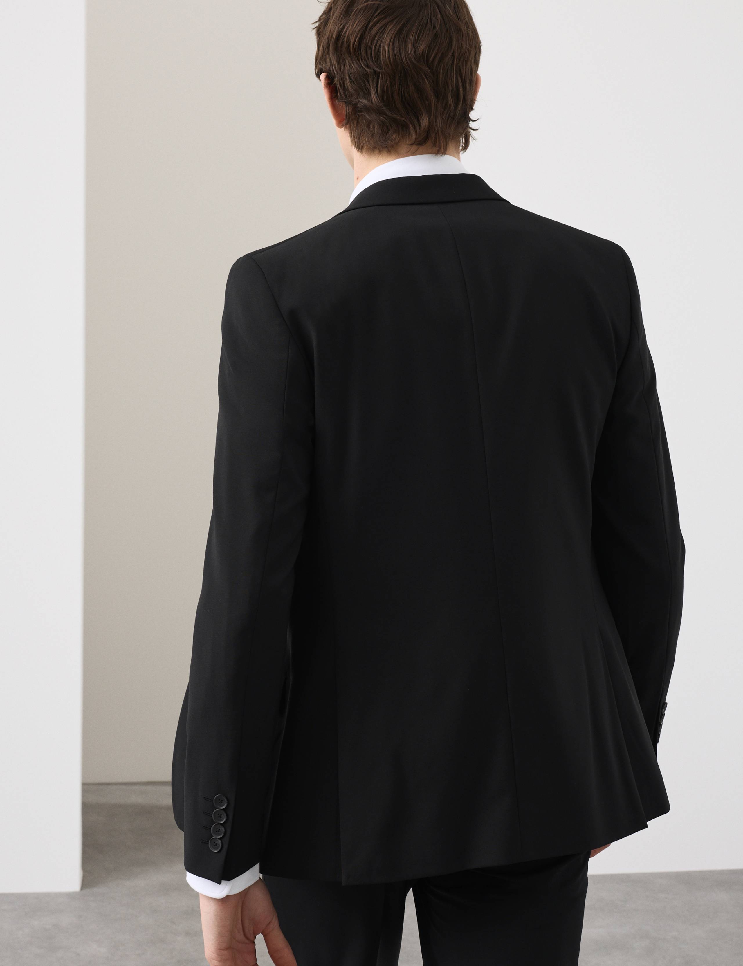 3 Piece Slim Fit Wool Blend Stretch Suit 4 of 6