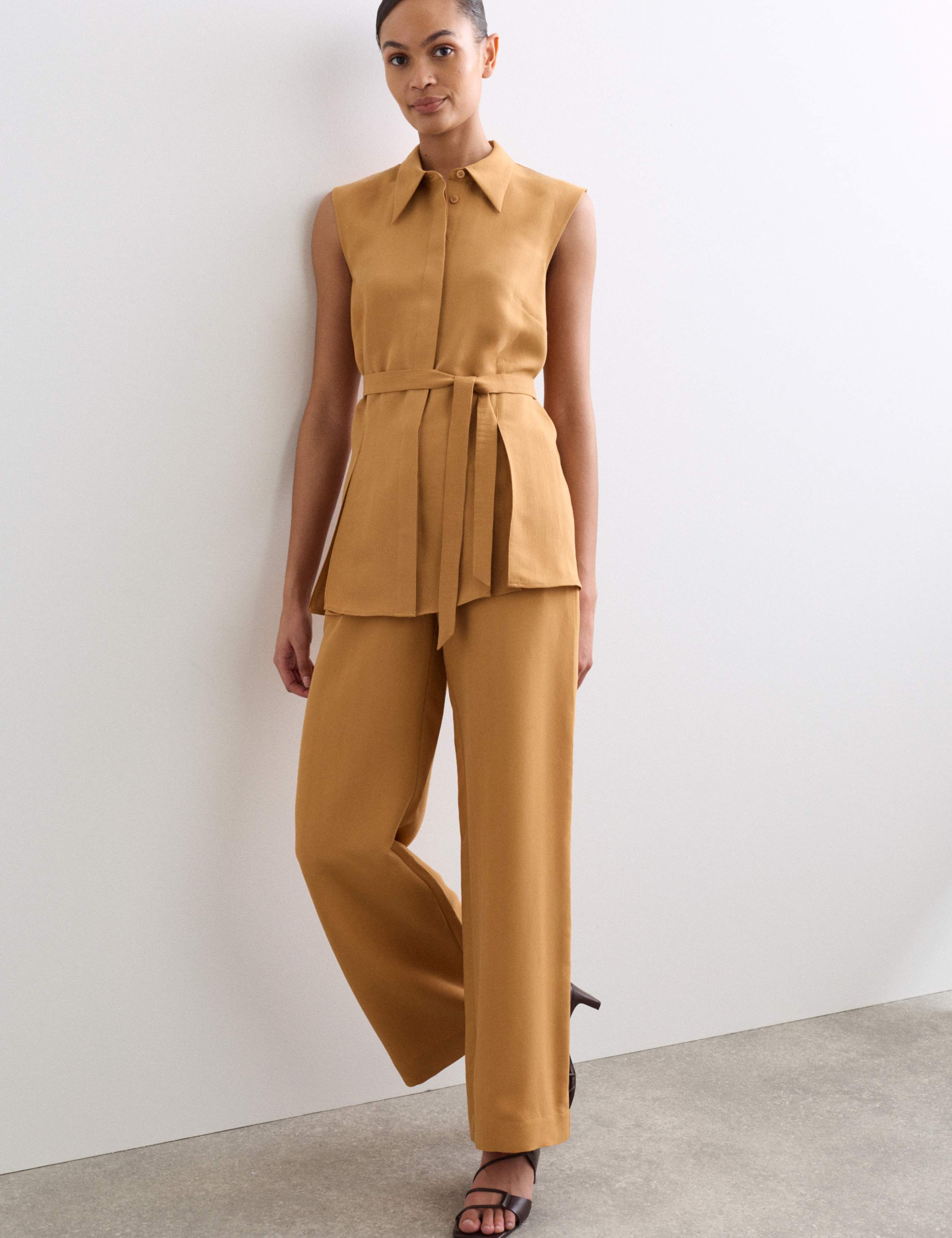 Herringbone Top & Trouser Set