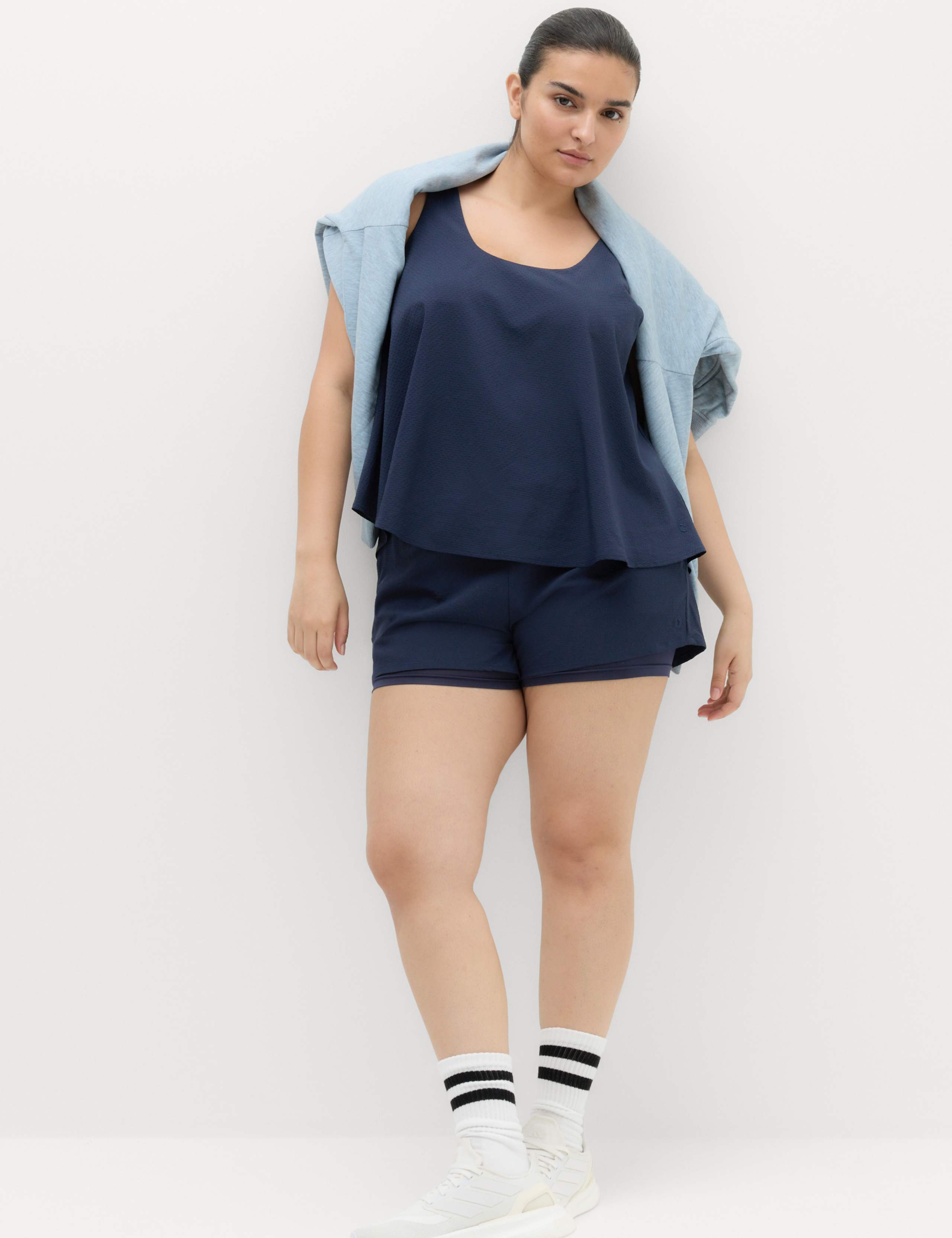 Seersucker Vest & Shorts Set