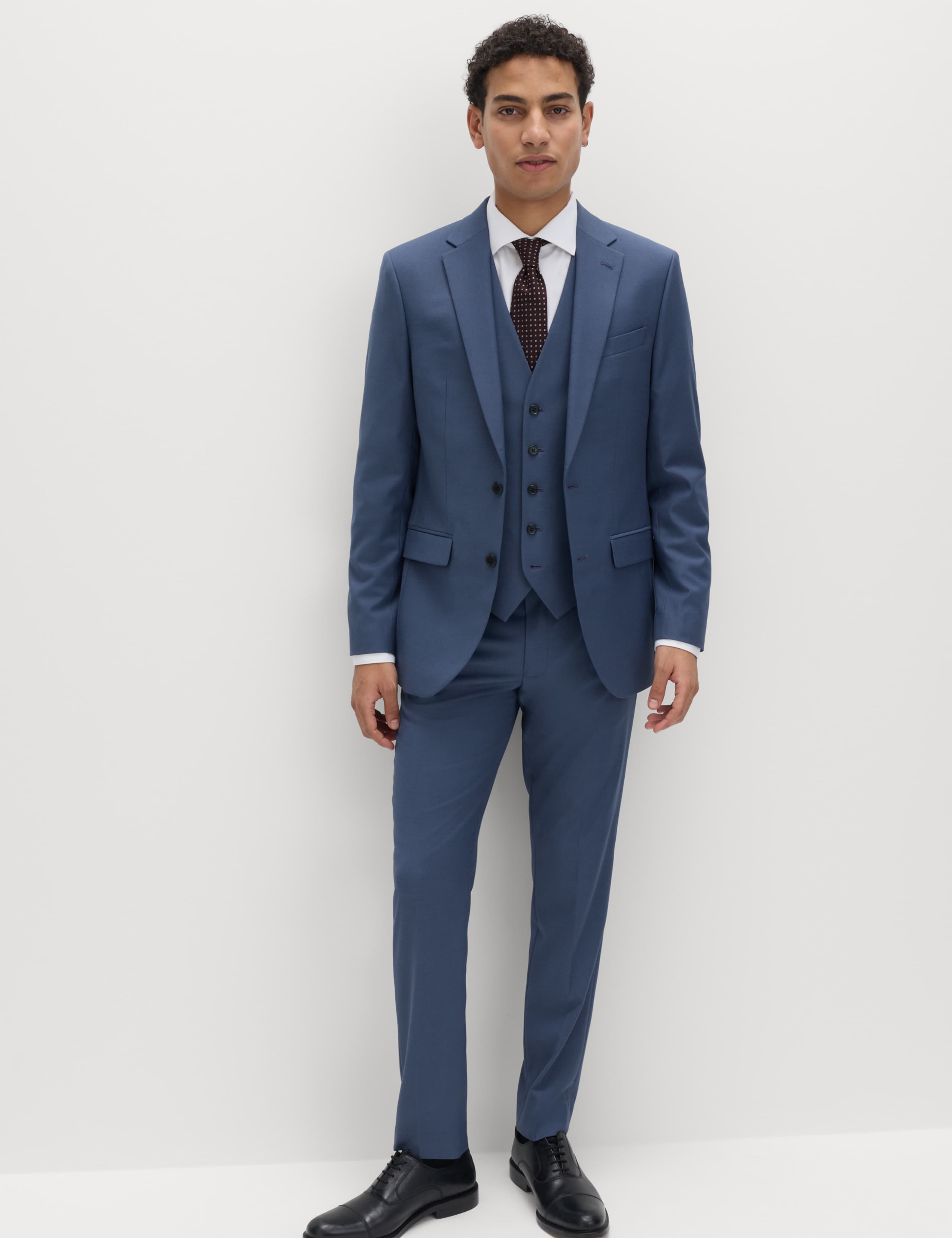 3 Piece Slim Fit Stretch Suit