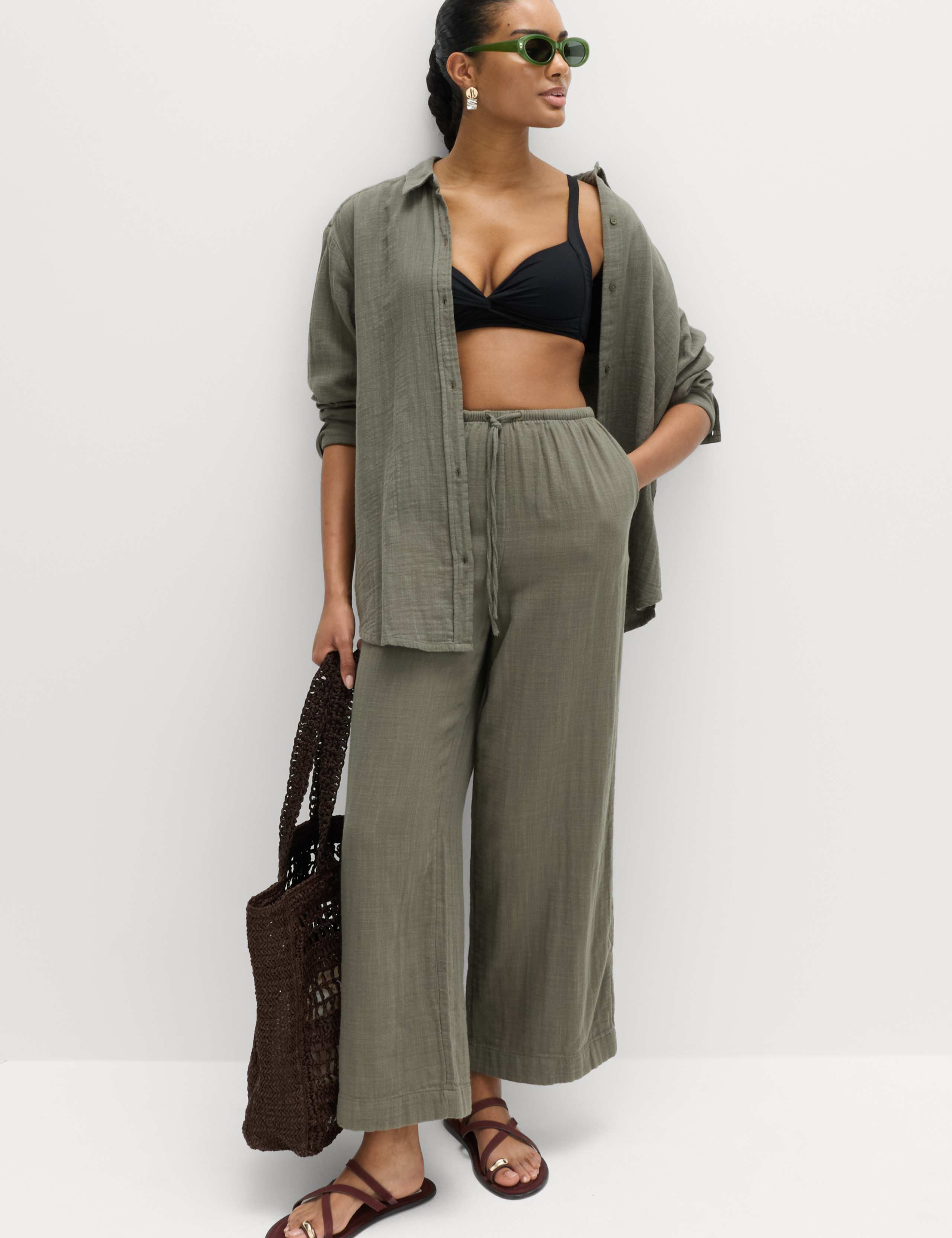 Beach Shirt & Trousers Set