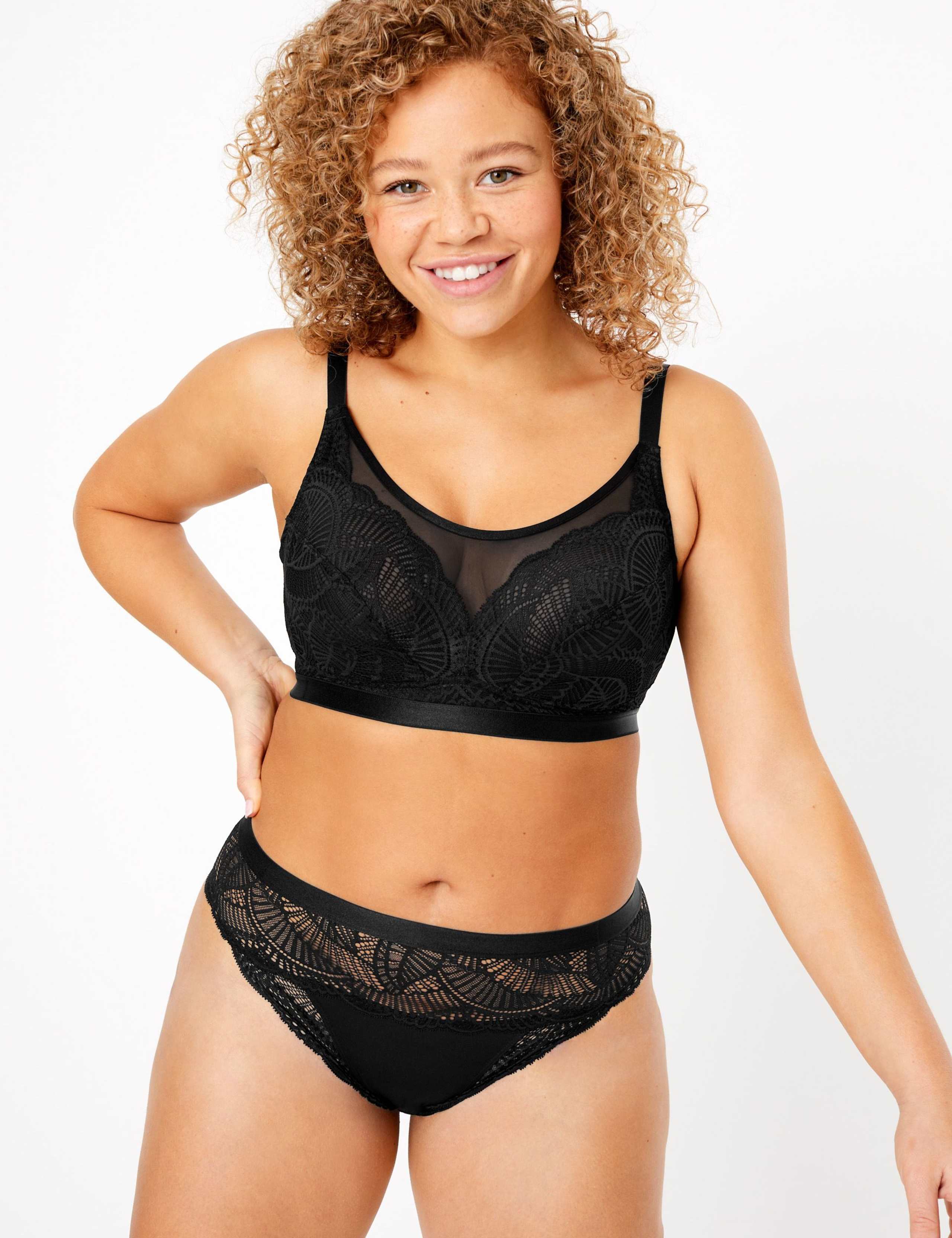 Lace Non-Padded Set with DD+ Bralet 1 of 1