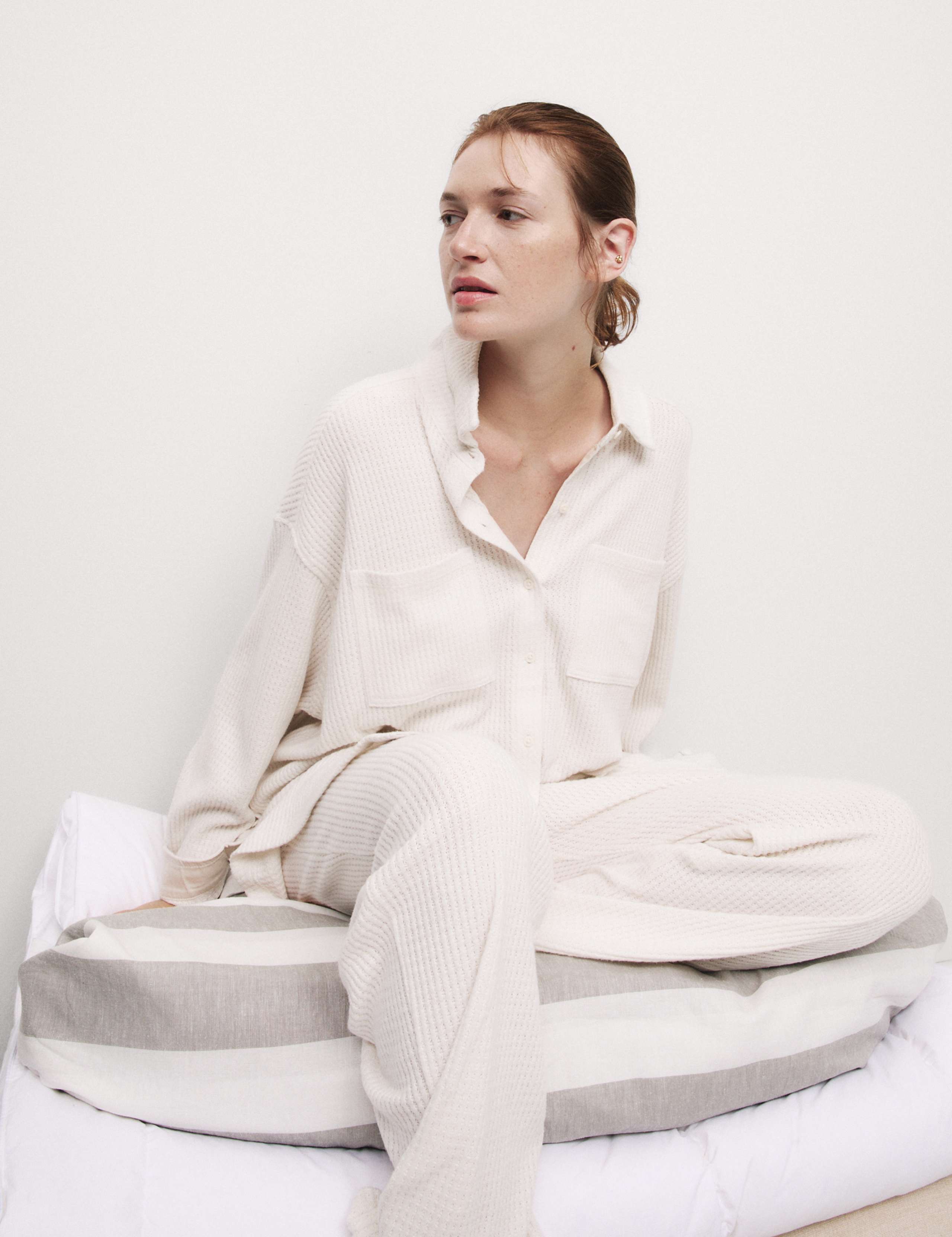 Cosy Waffle Shacket Set 3 of 6