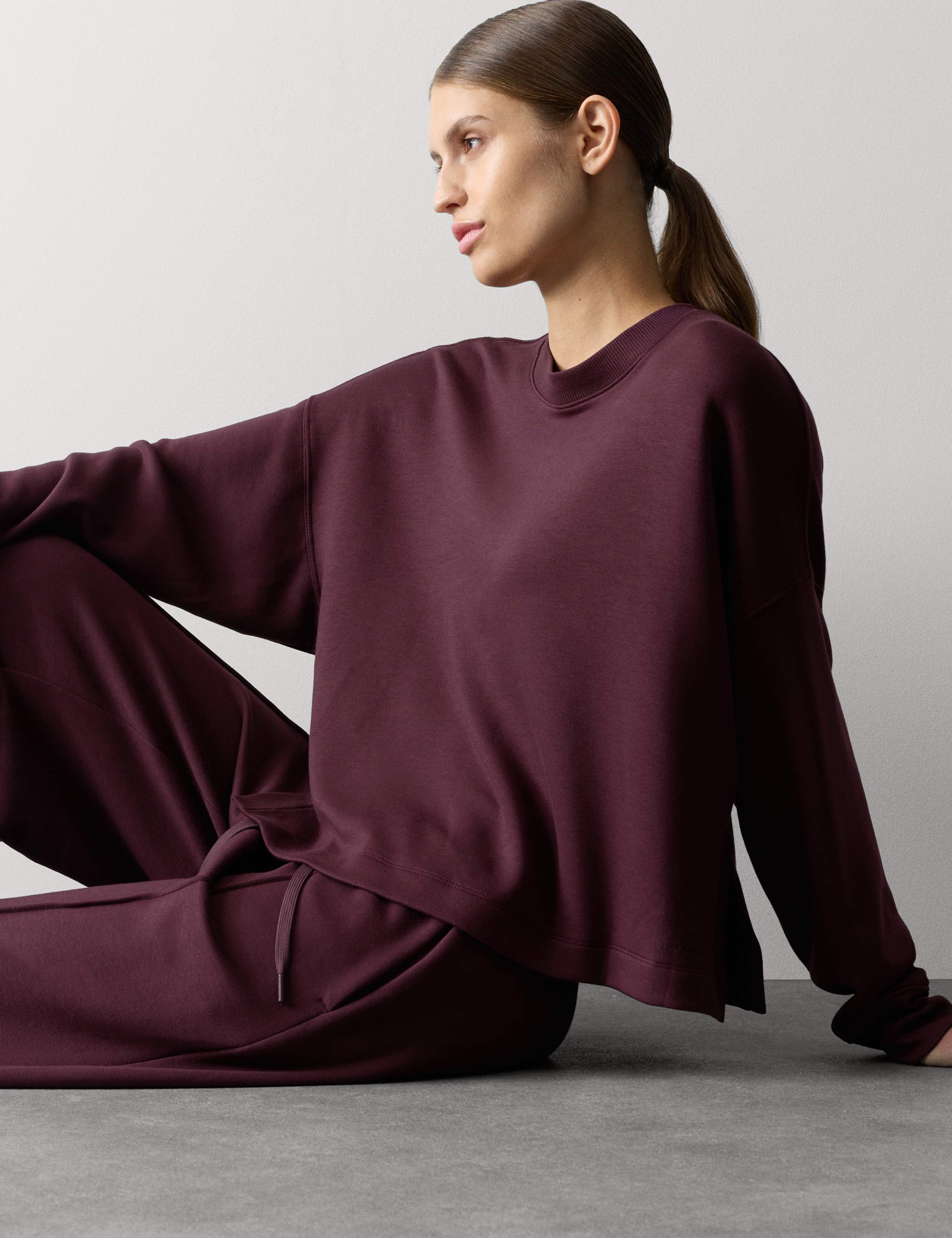 Scuba Jersey Lounge Sweatshirt Set 4 of 6