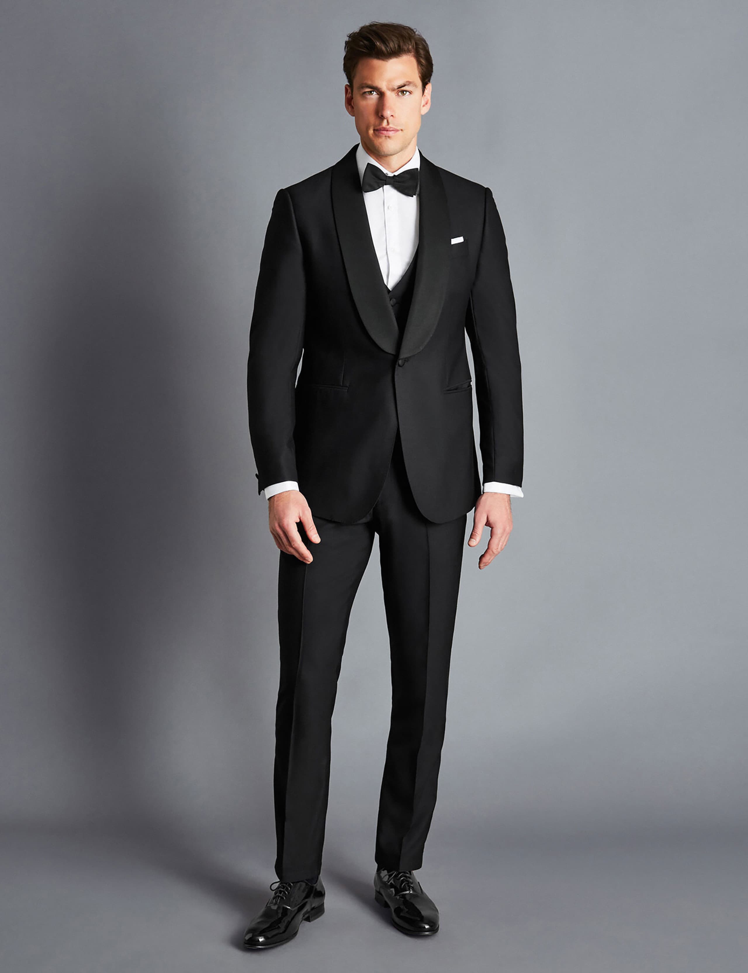 Slim Fit Pure Wool Tuxedo Suit 3 of 5