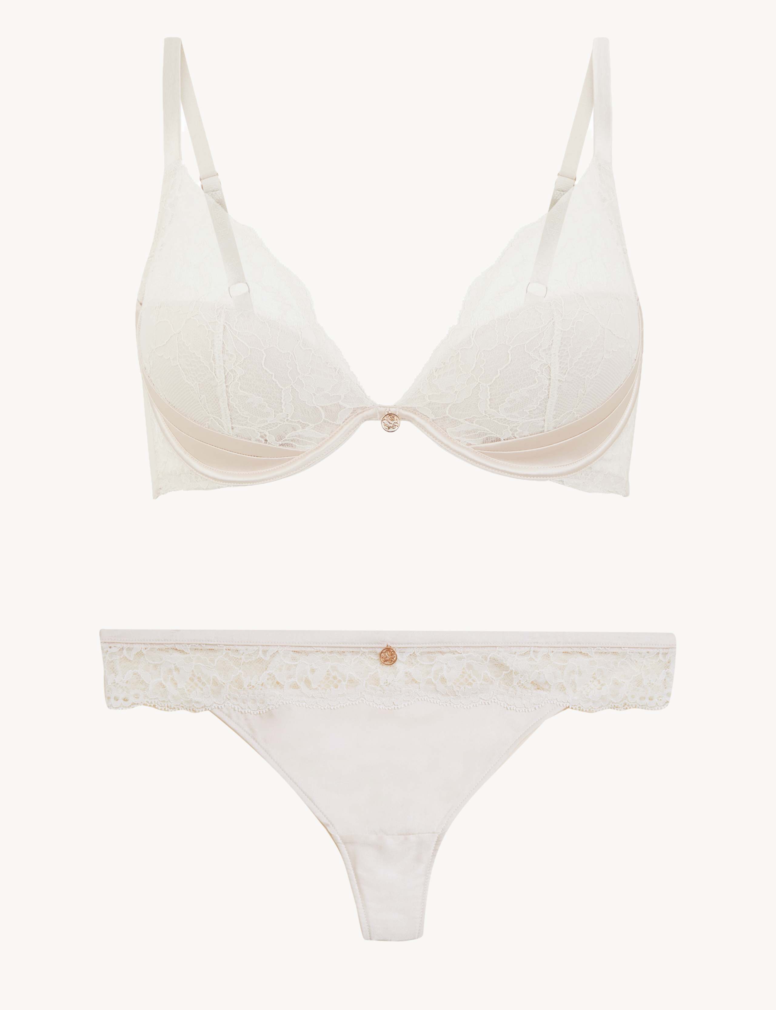 Silk Beau Wired Plunge Bra Set F-H 1 of 6