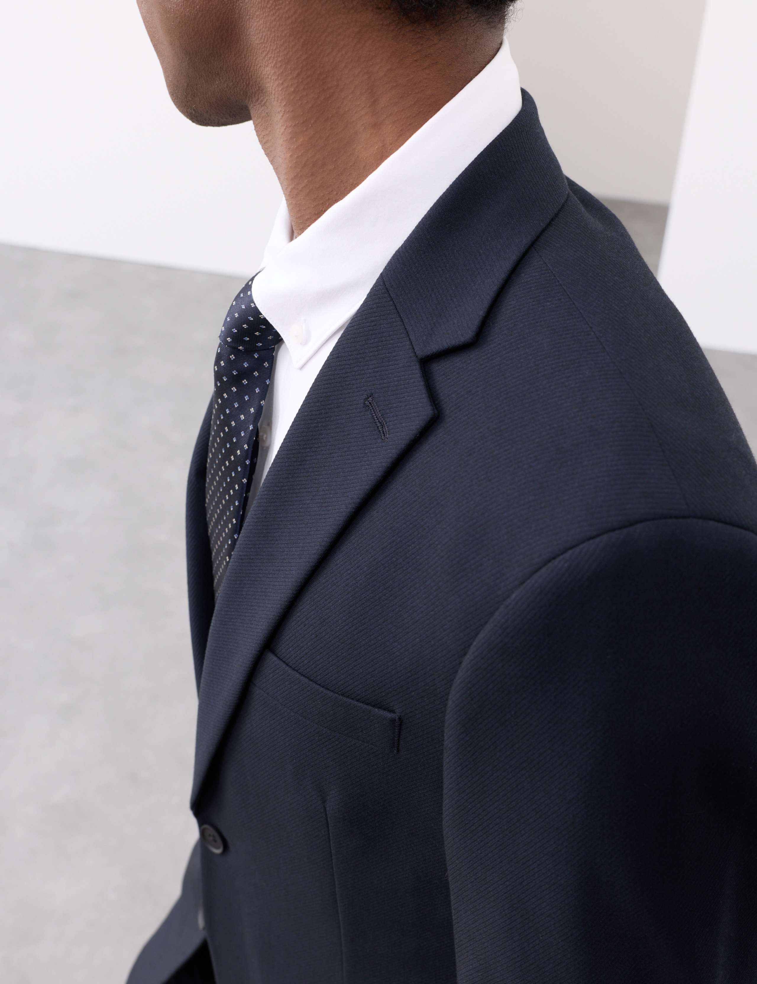 Tailored Fit Wool Blend Performance Suit 6 of 6