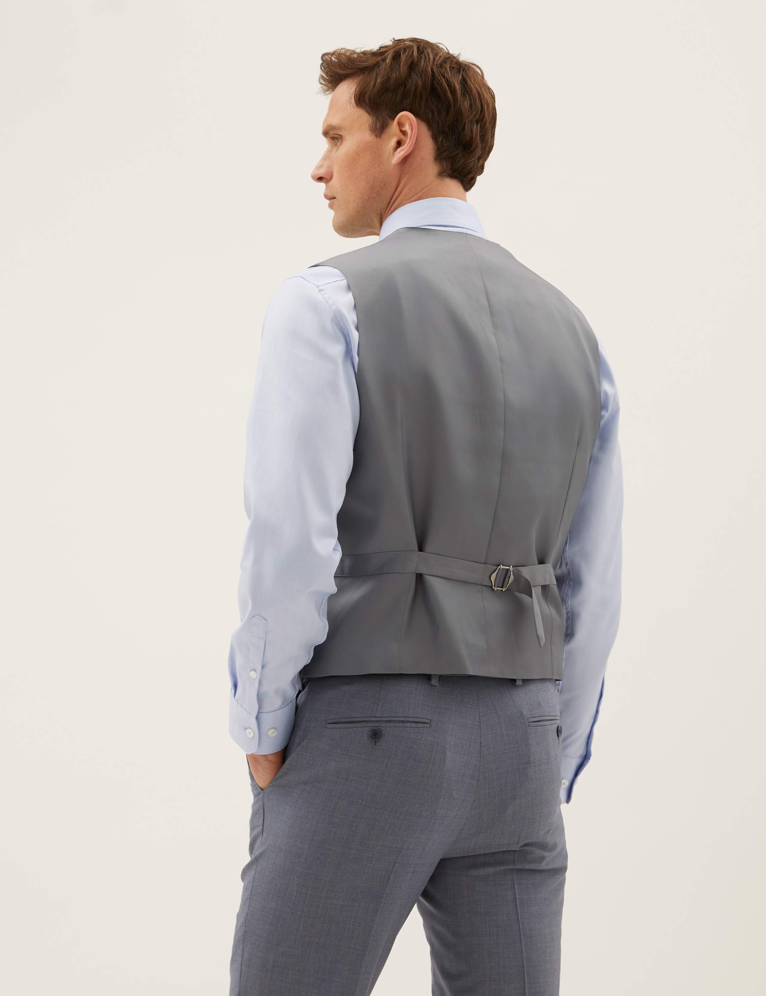 The Ultimate Blue Tailored Fit 3 Piece Suit 2 of 8