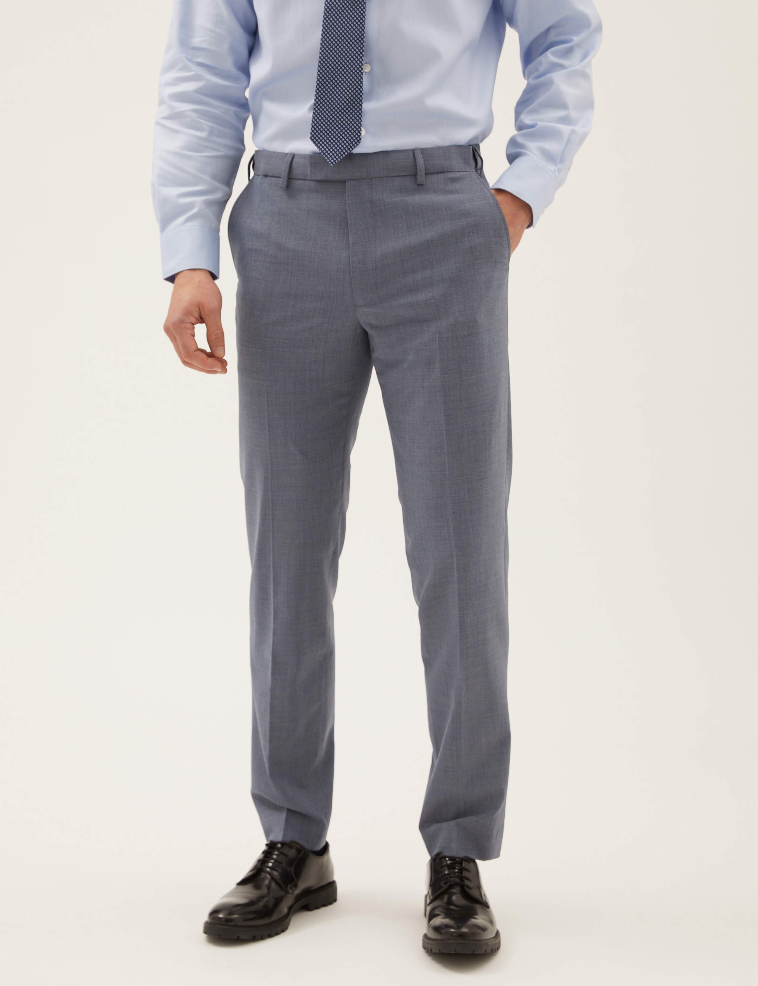 The Ultimate Blue Tailored Fit 3 Piece Suit 8 of 8
