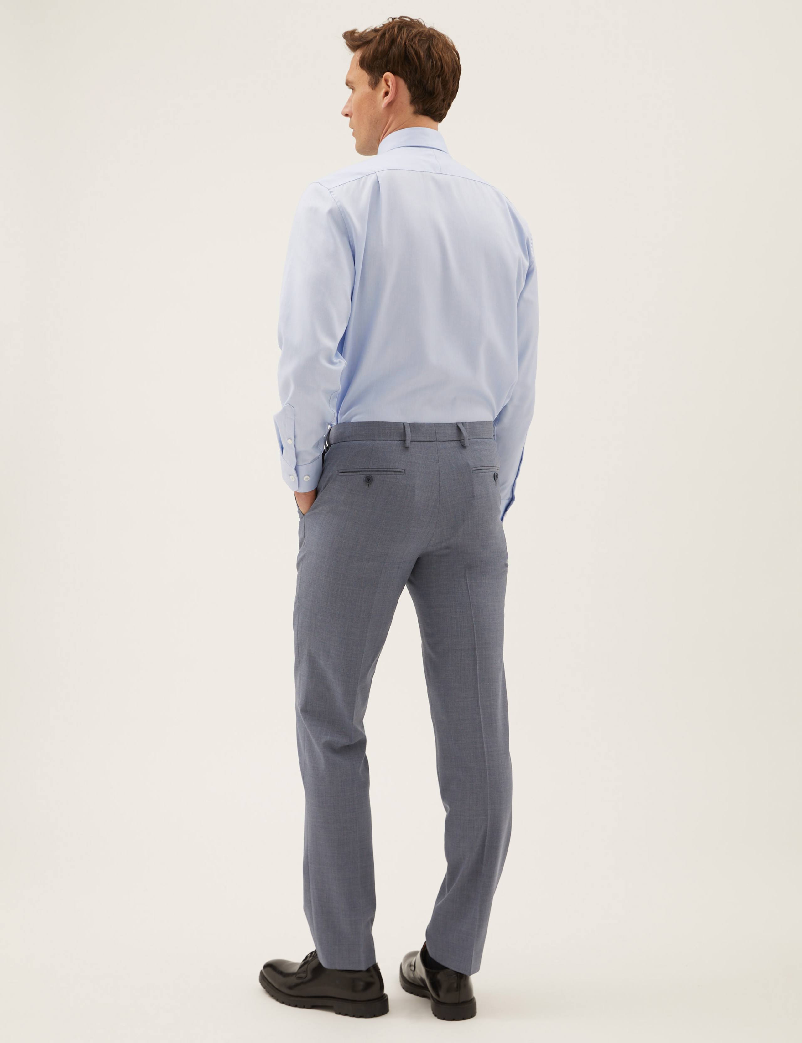 The Ultimate Blue Tailored Fit 3 Piece Suit 4 of 8