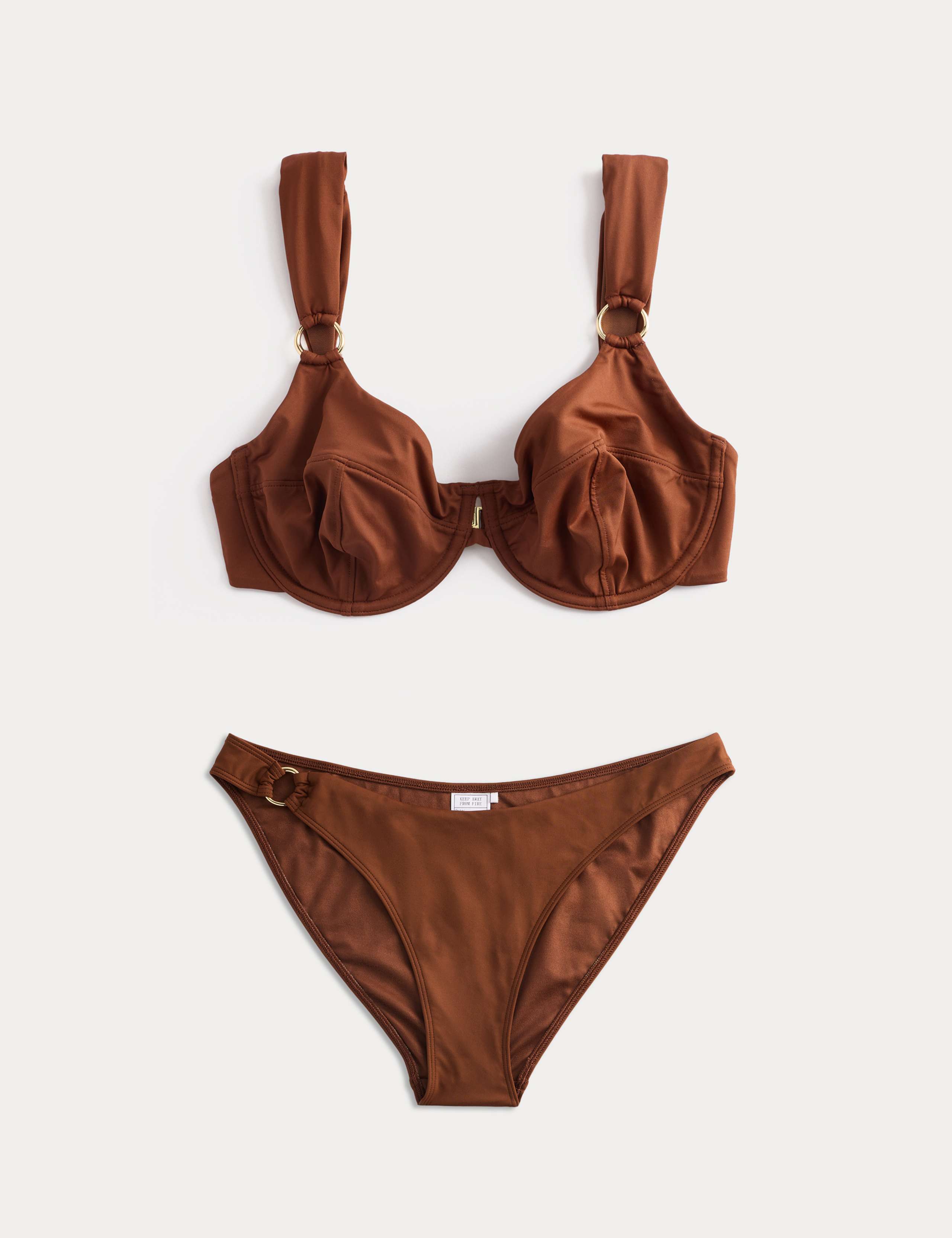 Trim Detail Wired Bikini Set 1 of 6