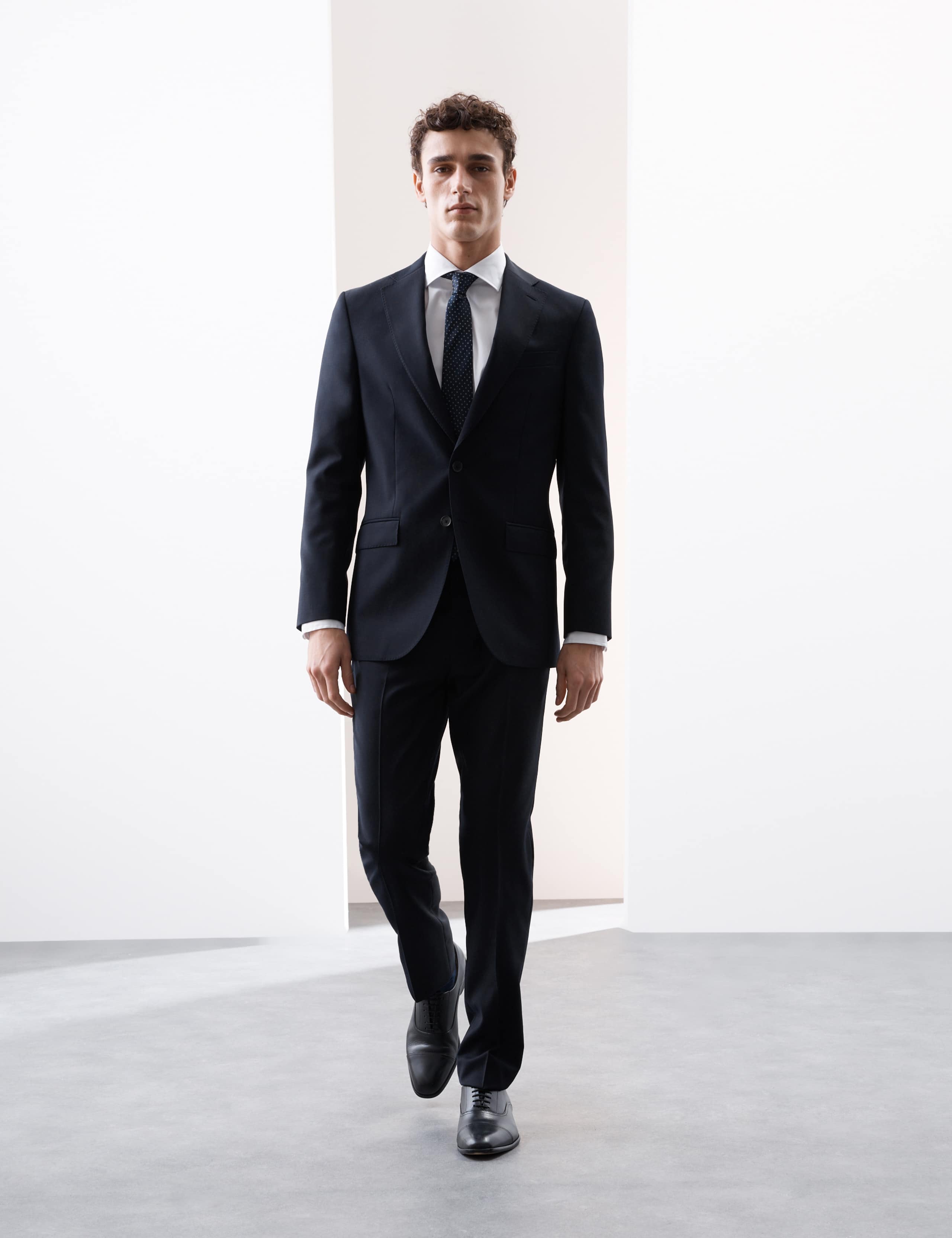 Tailored Fit Pure Wool Check Suit 6 of 7
