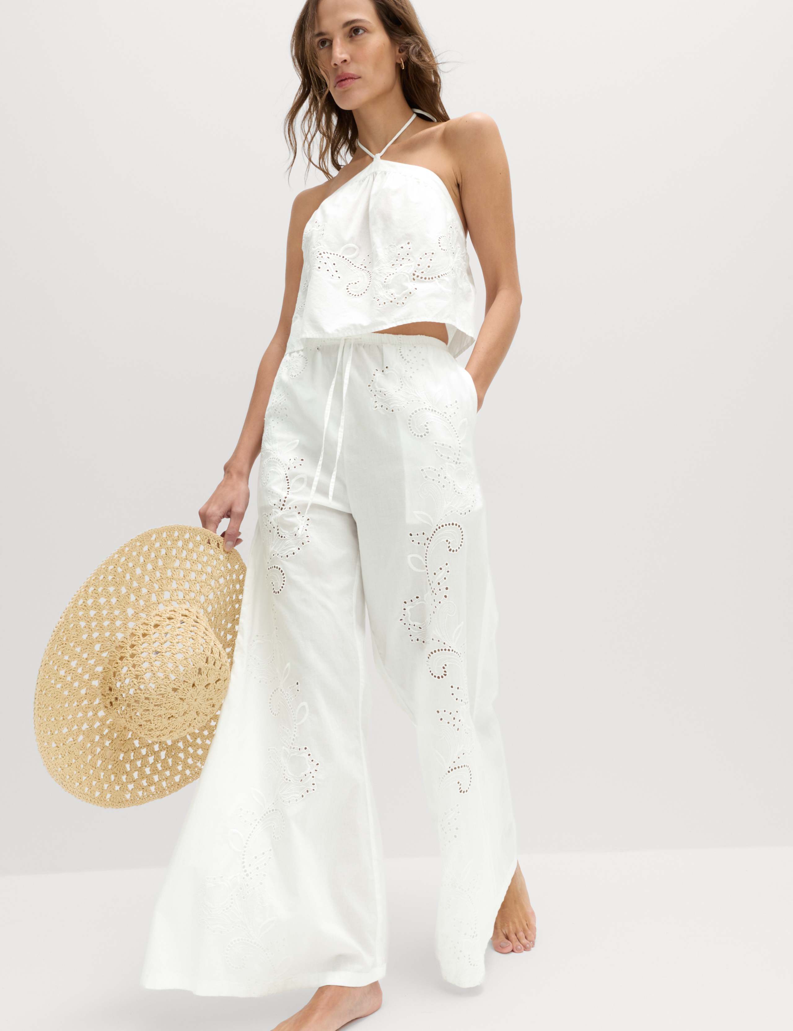 Beach Top & Trousers Set