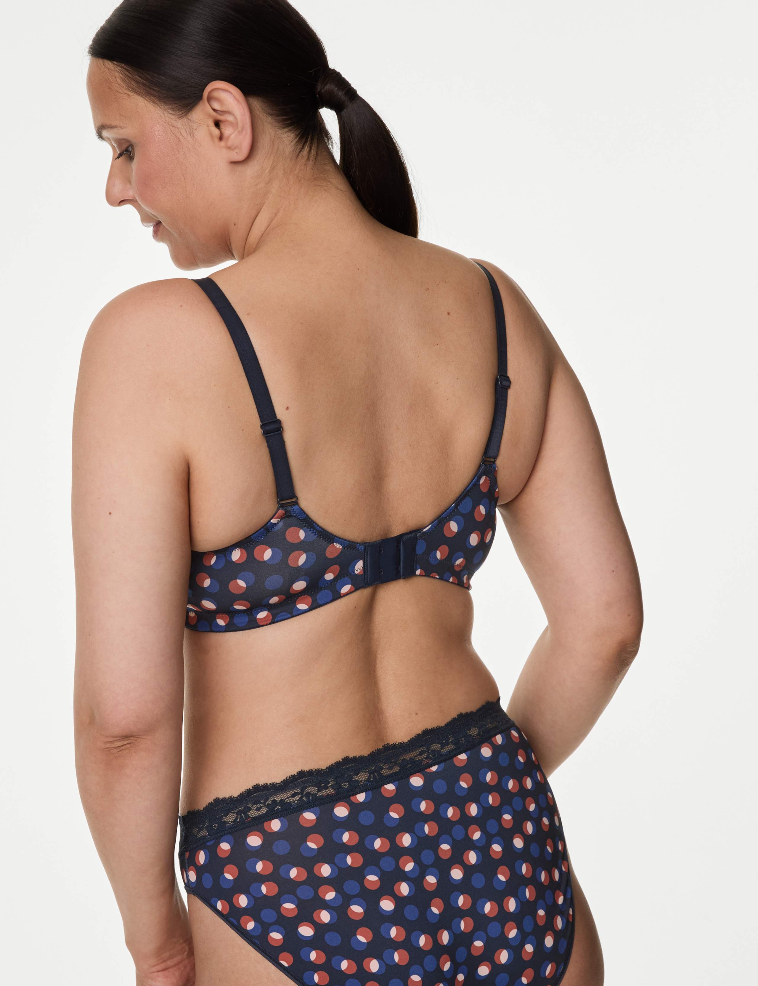 2pk Non Wired T-Shirt Post Surgery Bras Set A-E 2 of 4