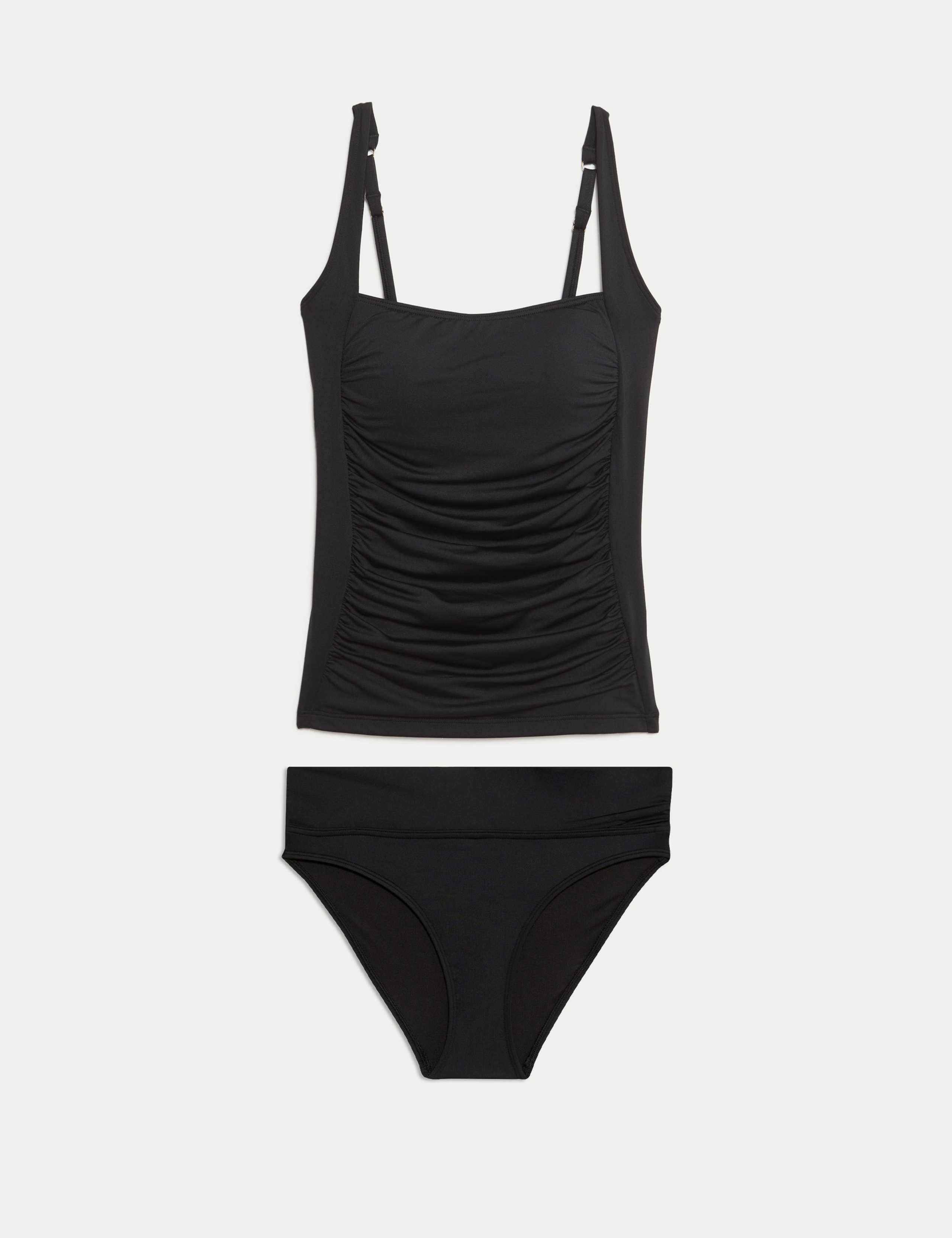 360 Tummy Control Square Neck Tankini Set 1 of 6