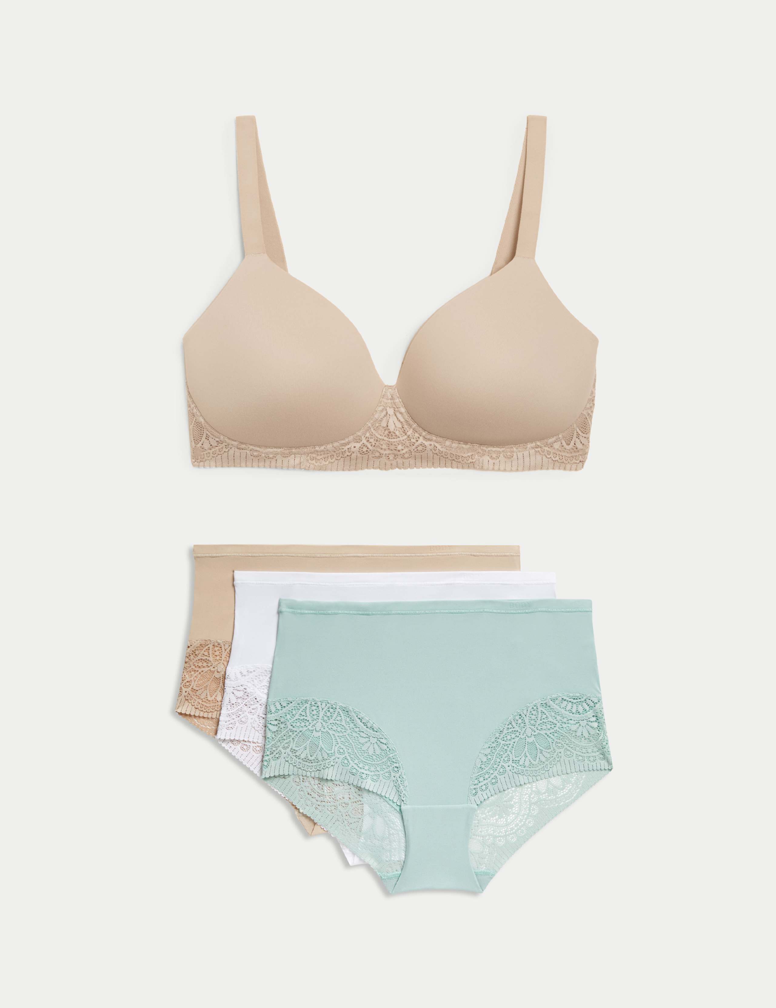 Body Soft™ Non Wired Full Cup Bra Set A-E 1 of 6