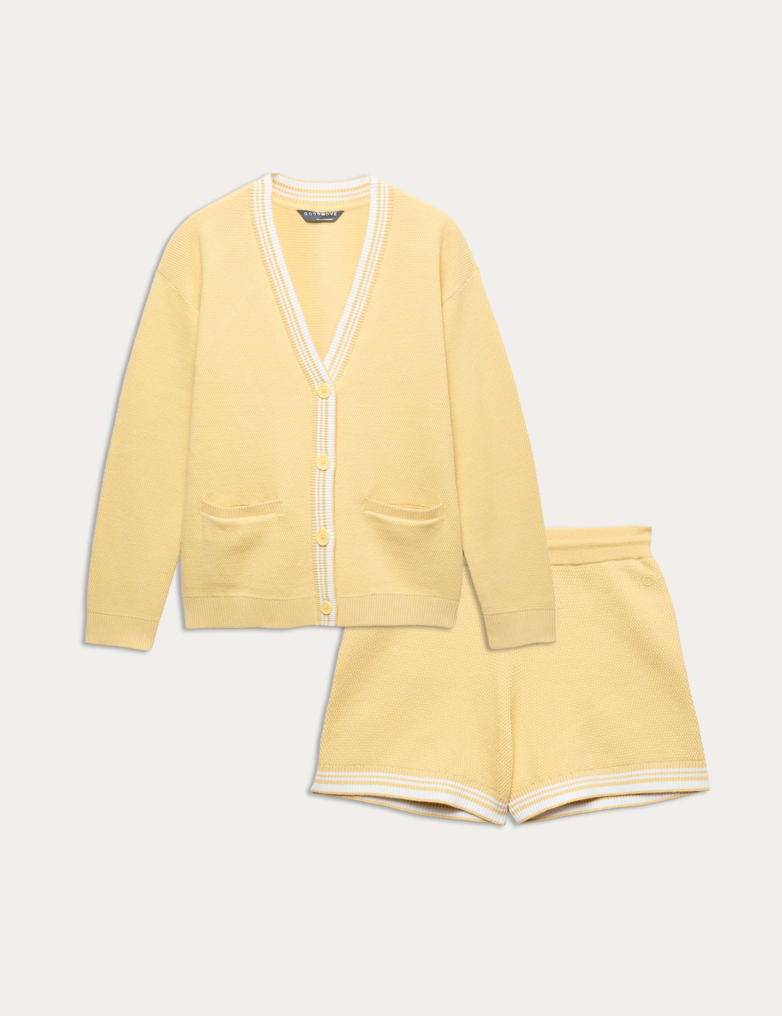 Knitted Cardigan & Short Set 1 of 6