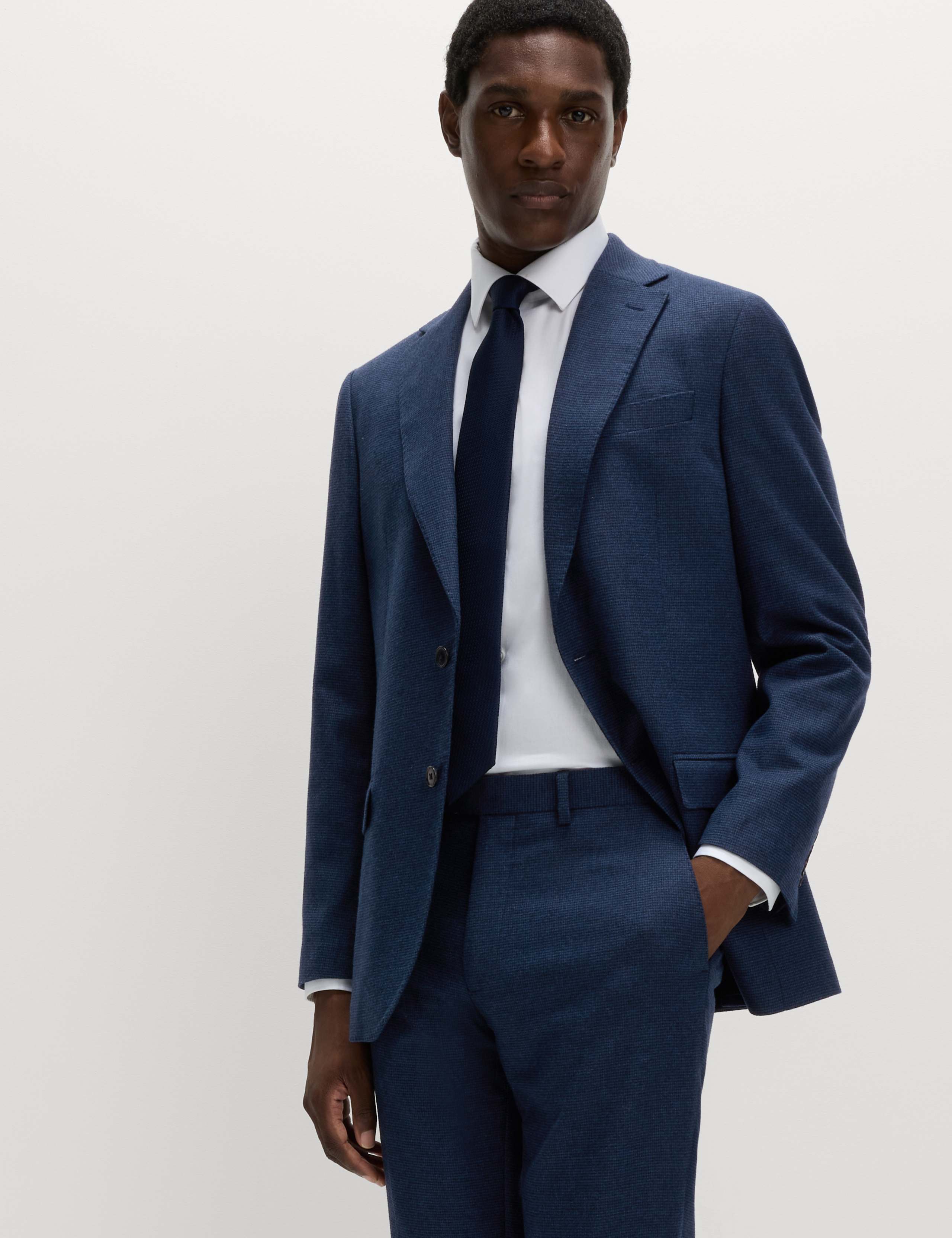 Tailored Fit Italian Wool Blend Suit