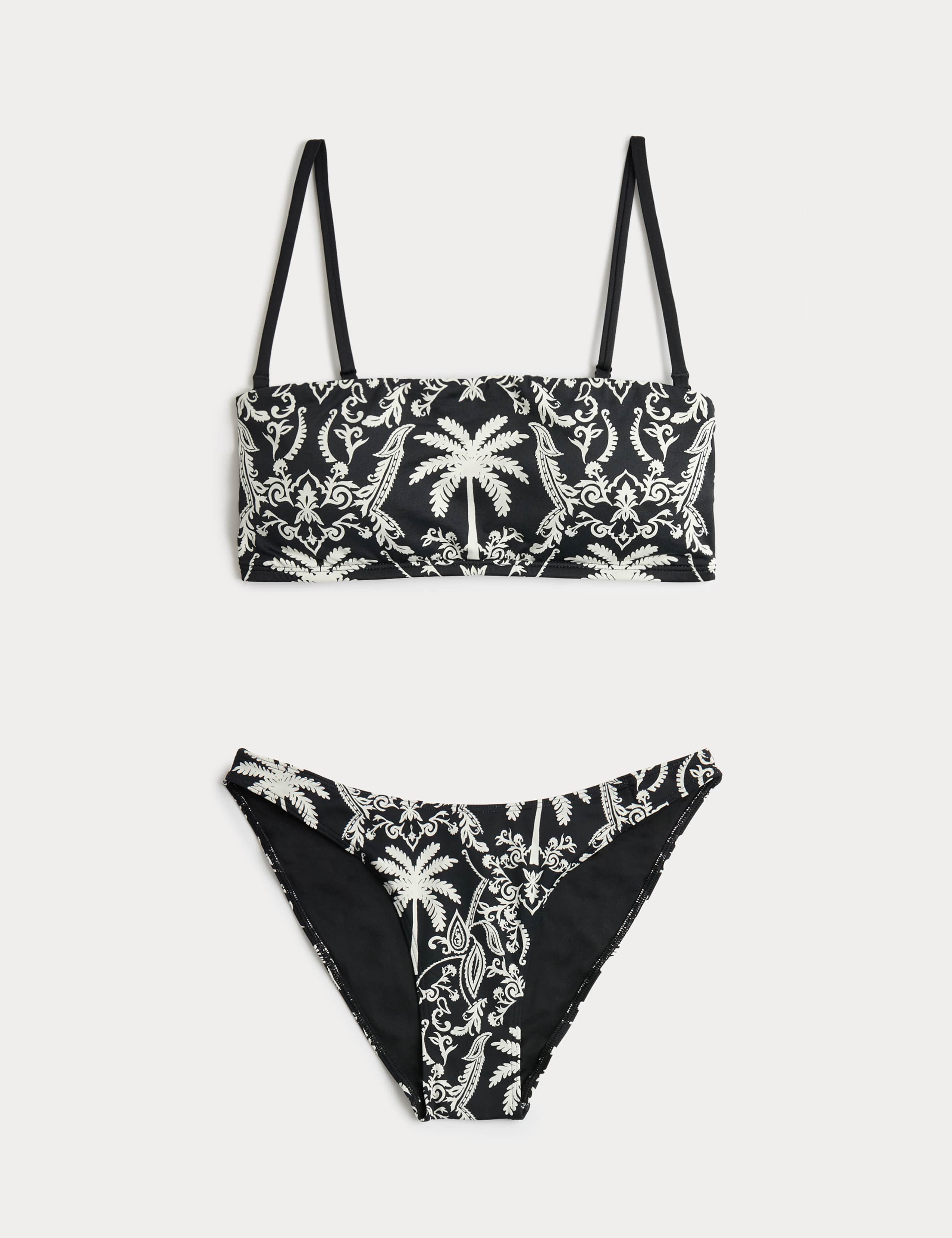 Printed Bandeau Bikini Set 1 of 6