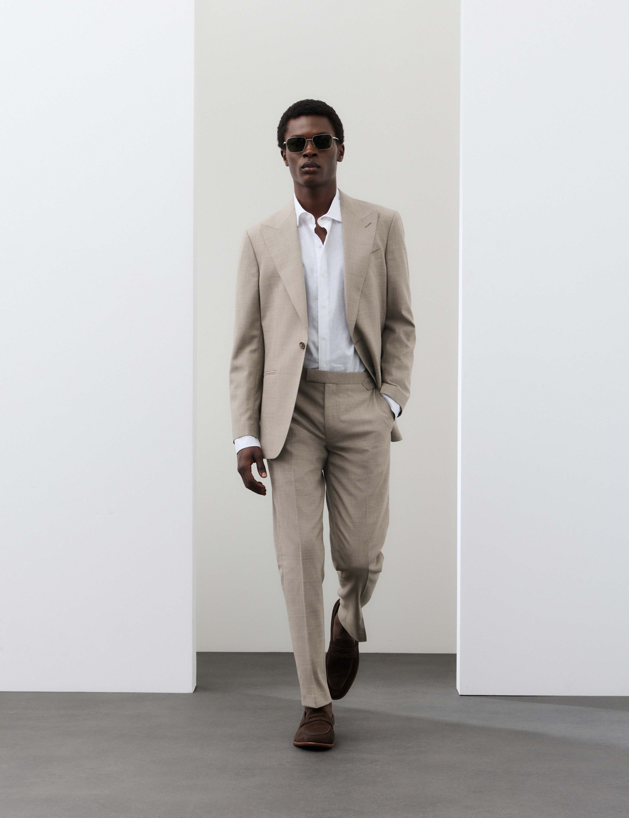 2 Piece Tailored Fit Wool Blend Suit 6 of 6