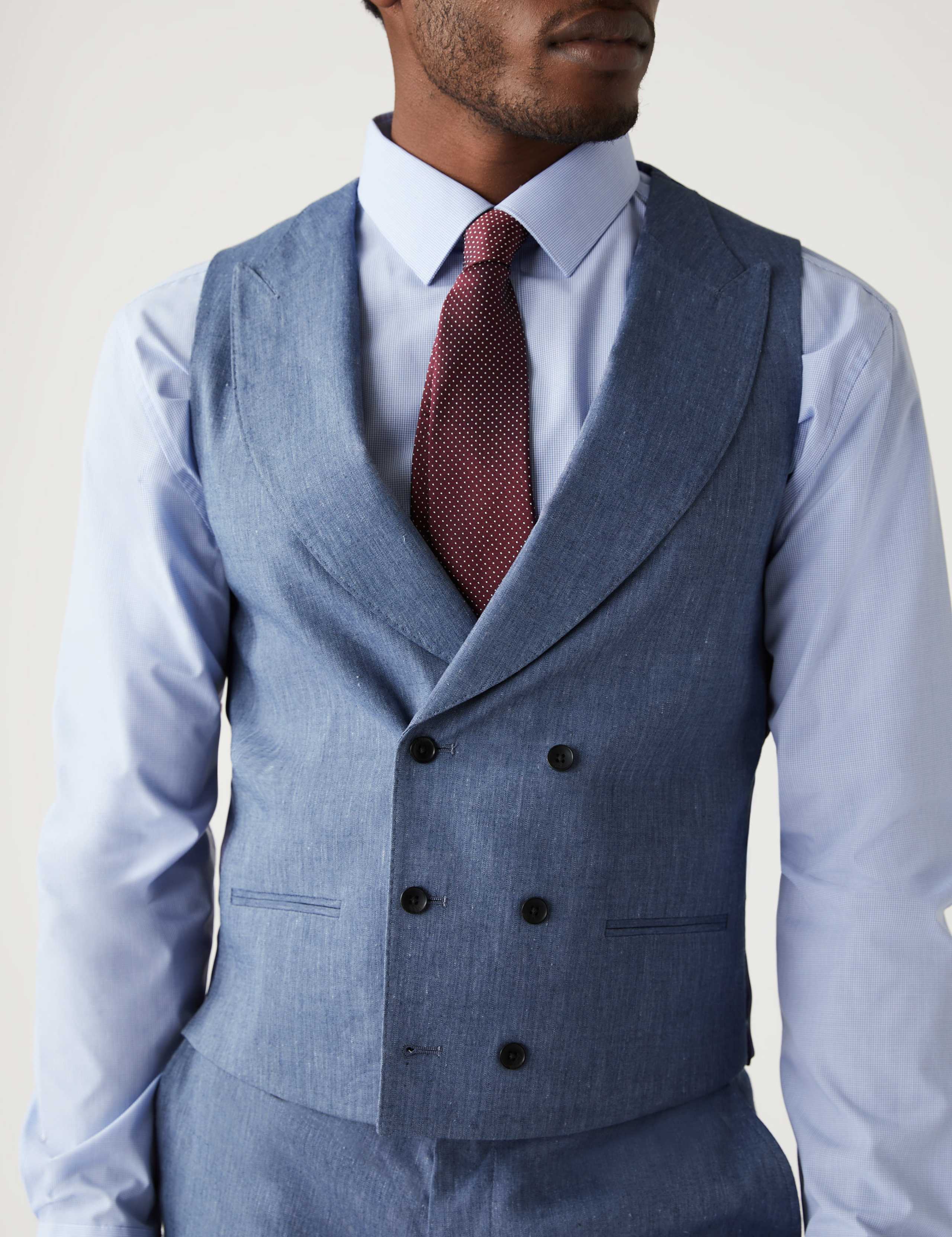 Tailored Fit Italian Linen Miracle™ Suit 4 of 6