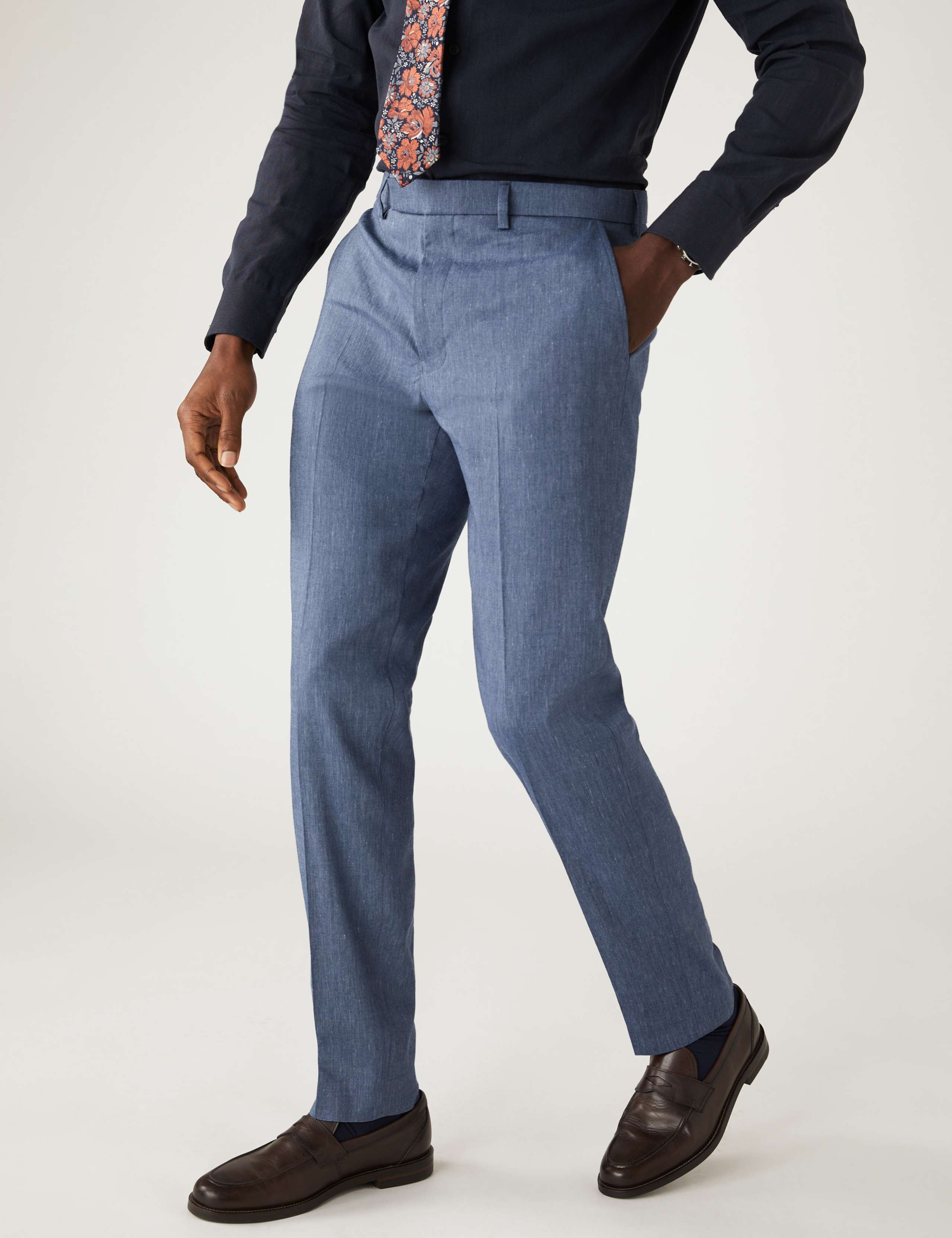 Tailored Fit Italian Linen Miracle™ Suit 5 of 6