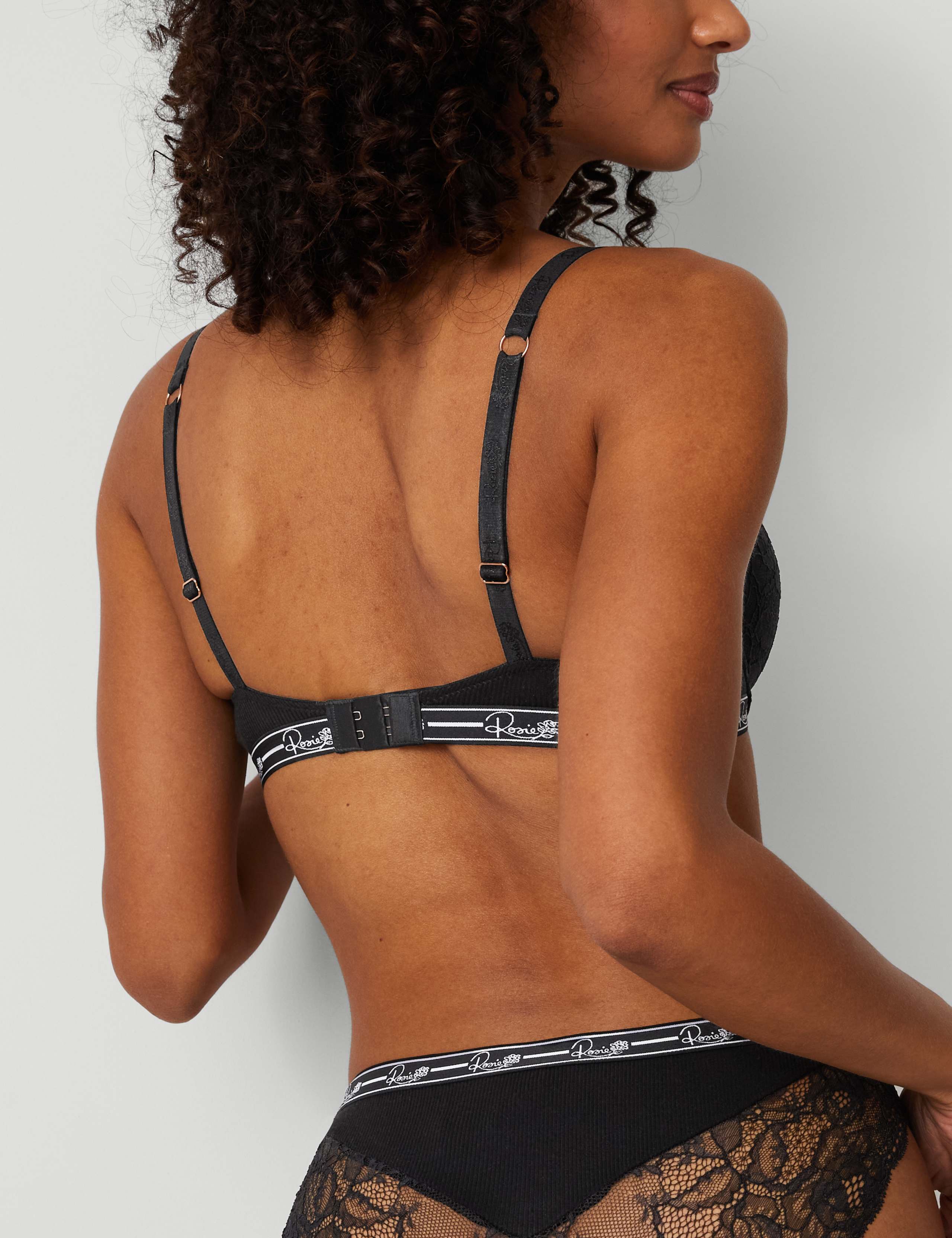 Lace Wired Padded Full Cup Bra Set A-E 4 of 6