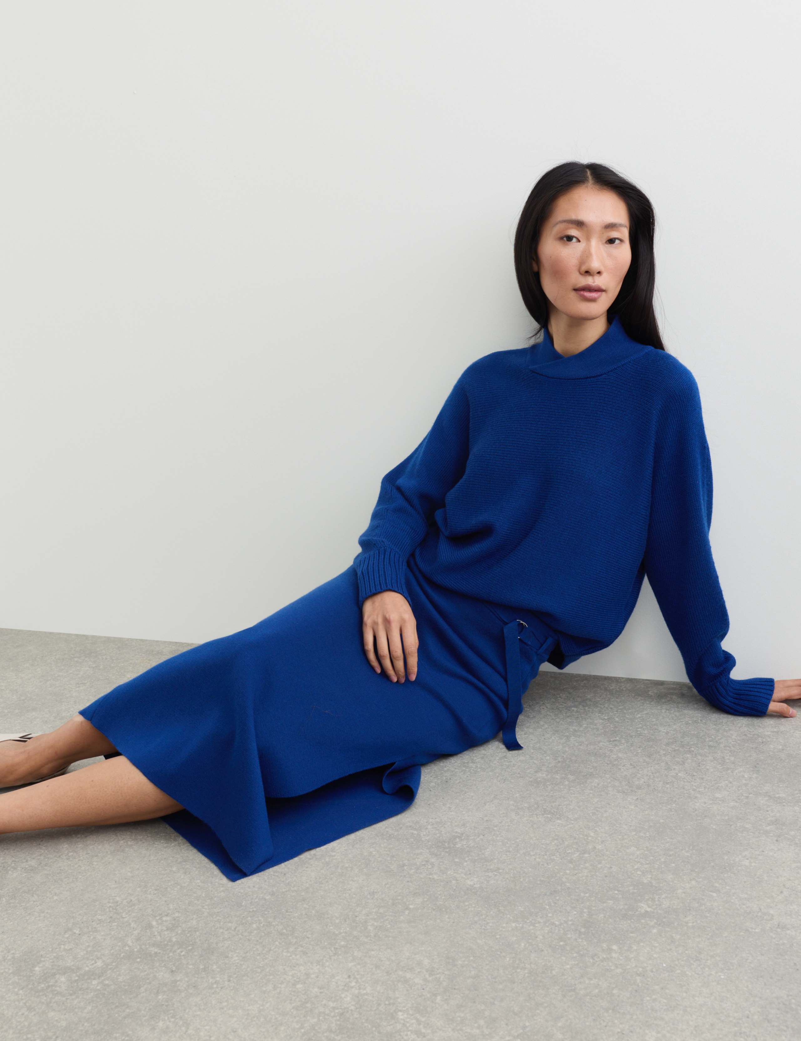 Merino Wool Jumper & Skirt Set