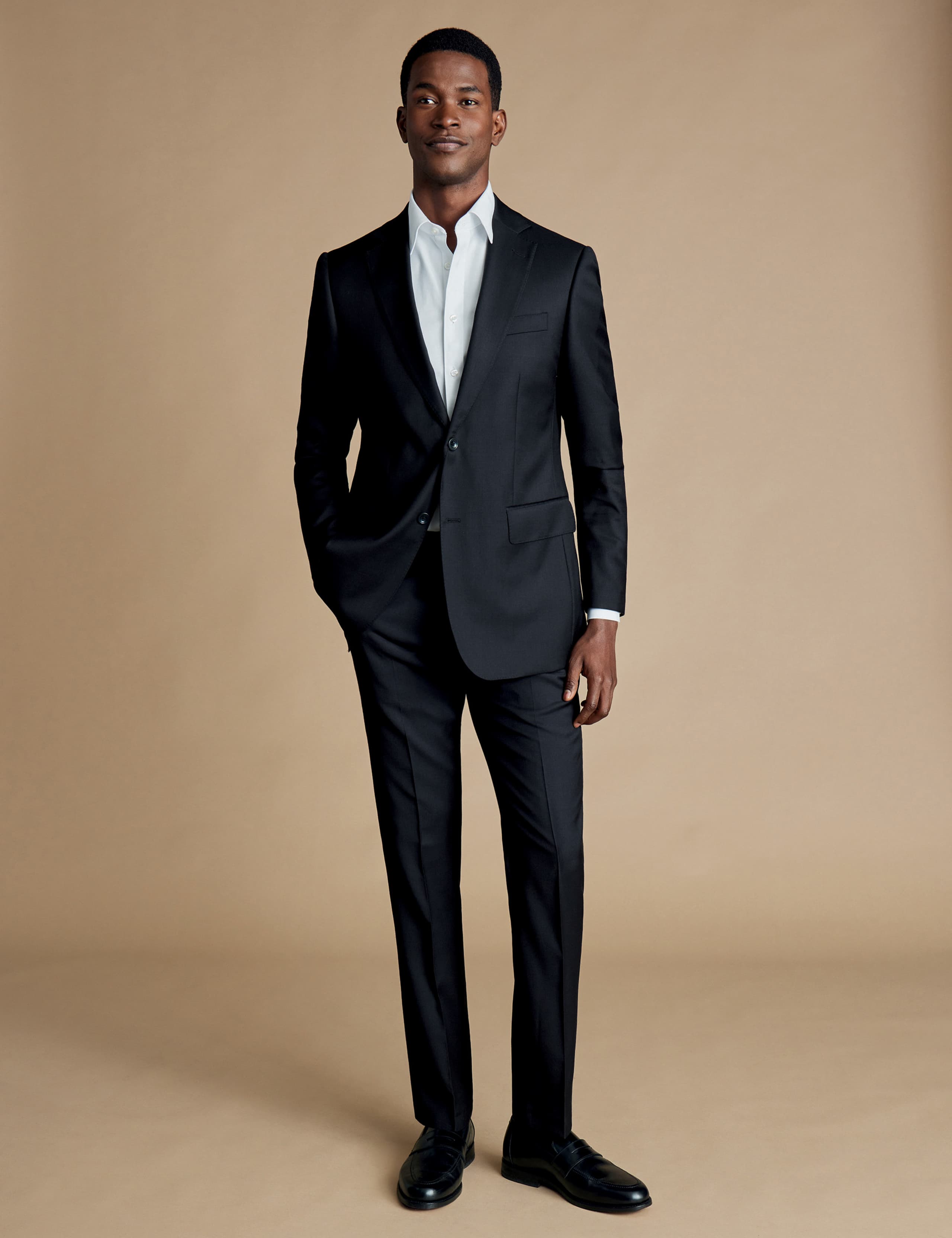 Regular Fit Pure Wool Stretch Suit