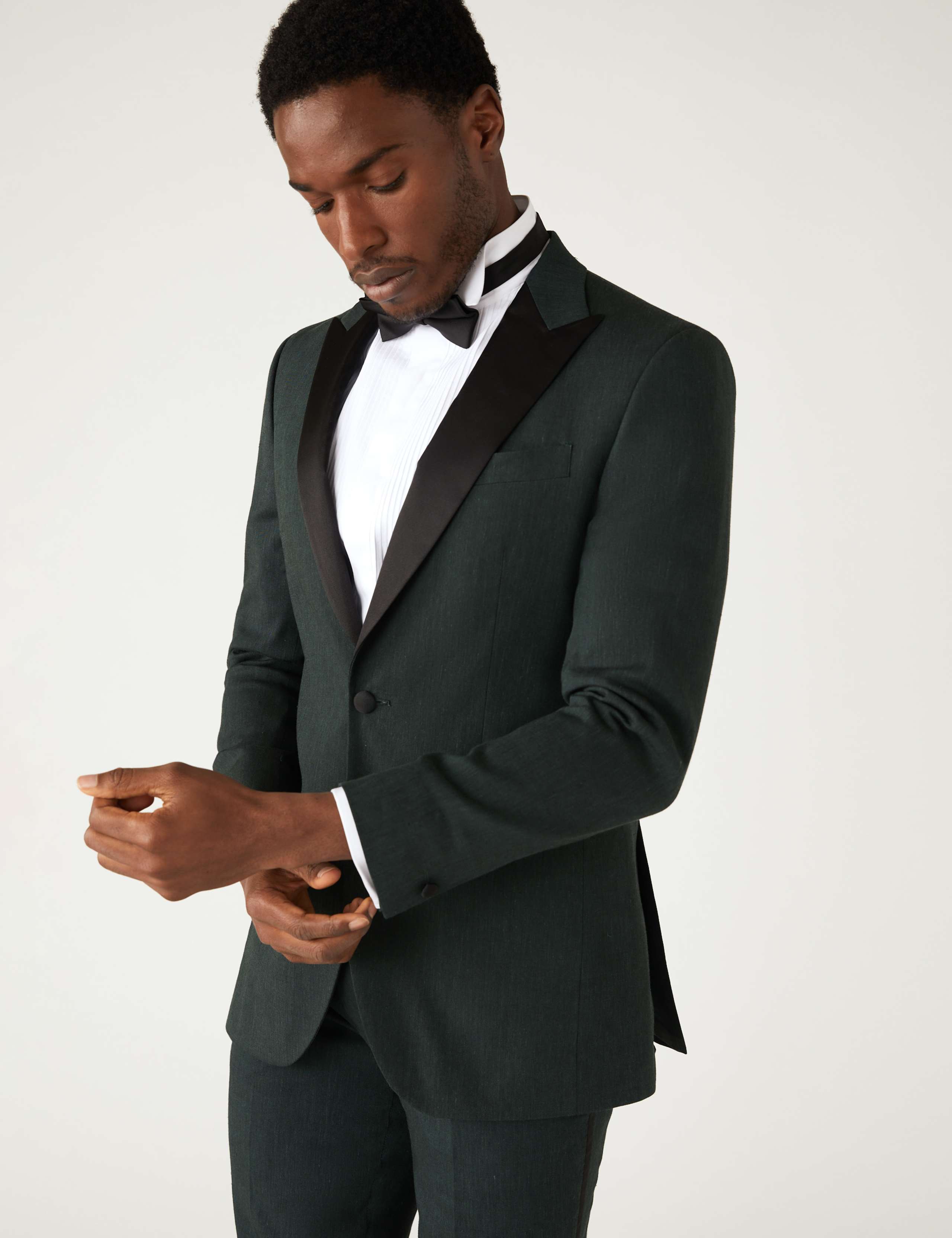 Tailored Fit Italian Linen Miracle™ Tuxedo 4 of 6