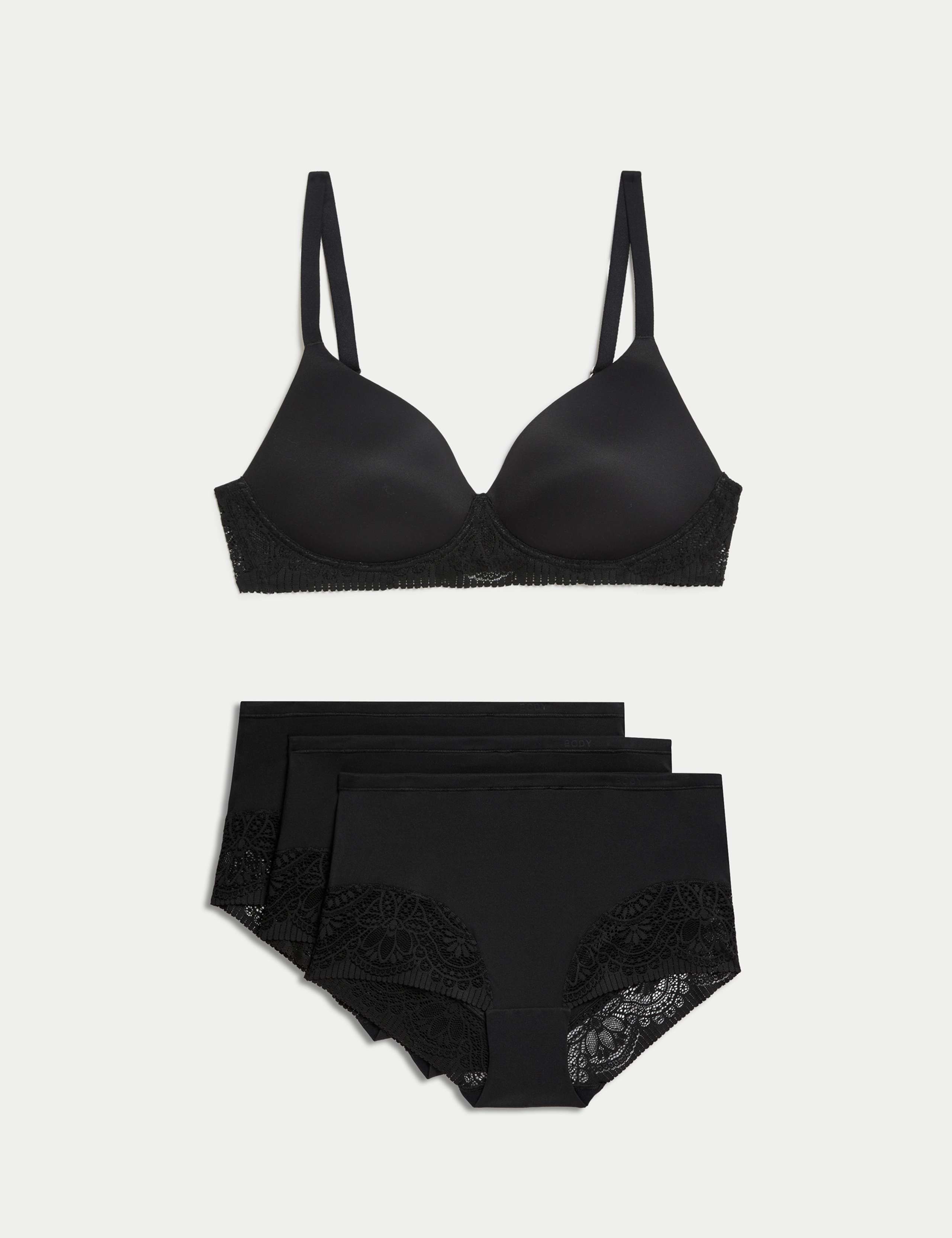 Body Soft™ Non Wired Full Cup Bra Set A-E 1 of 6