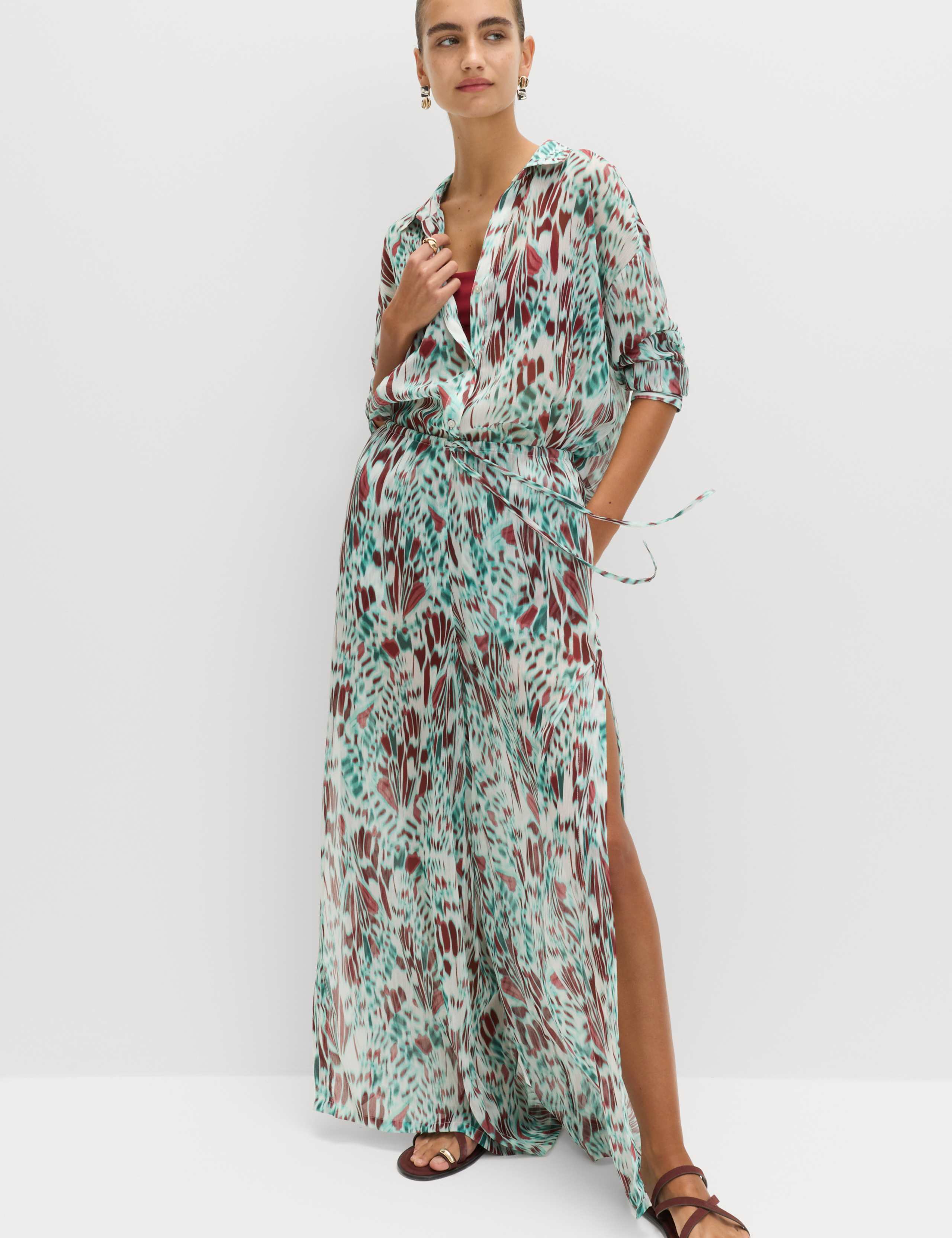 Beach Shirt & Trousers Set